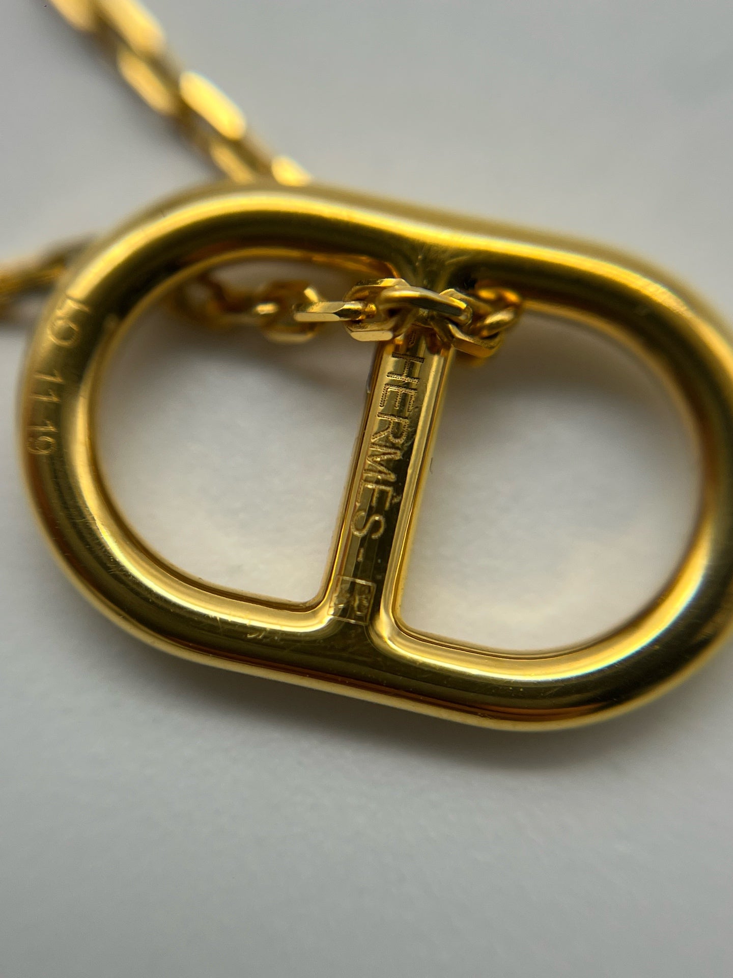 Hermes Gold Necklace