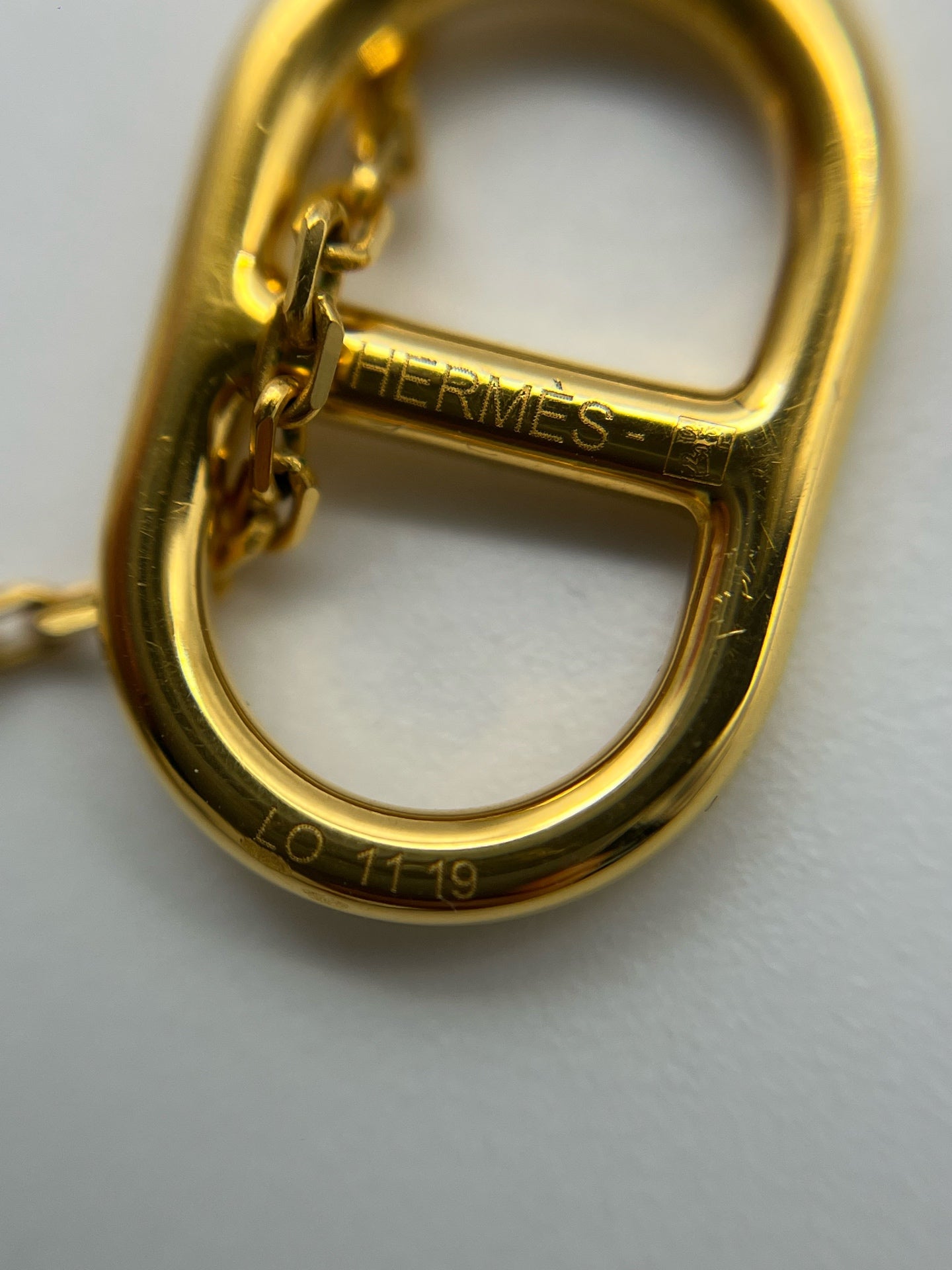 Hermes Gold Necklace