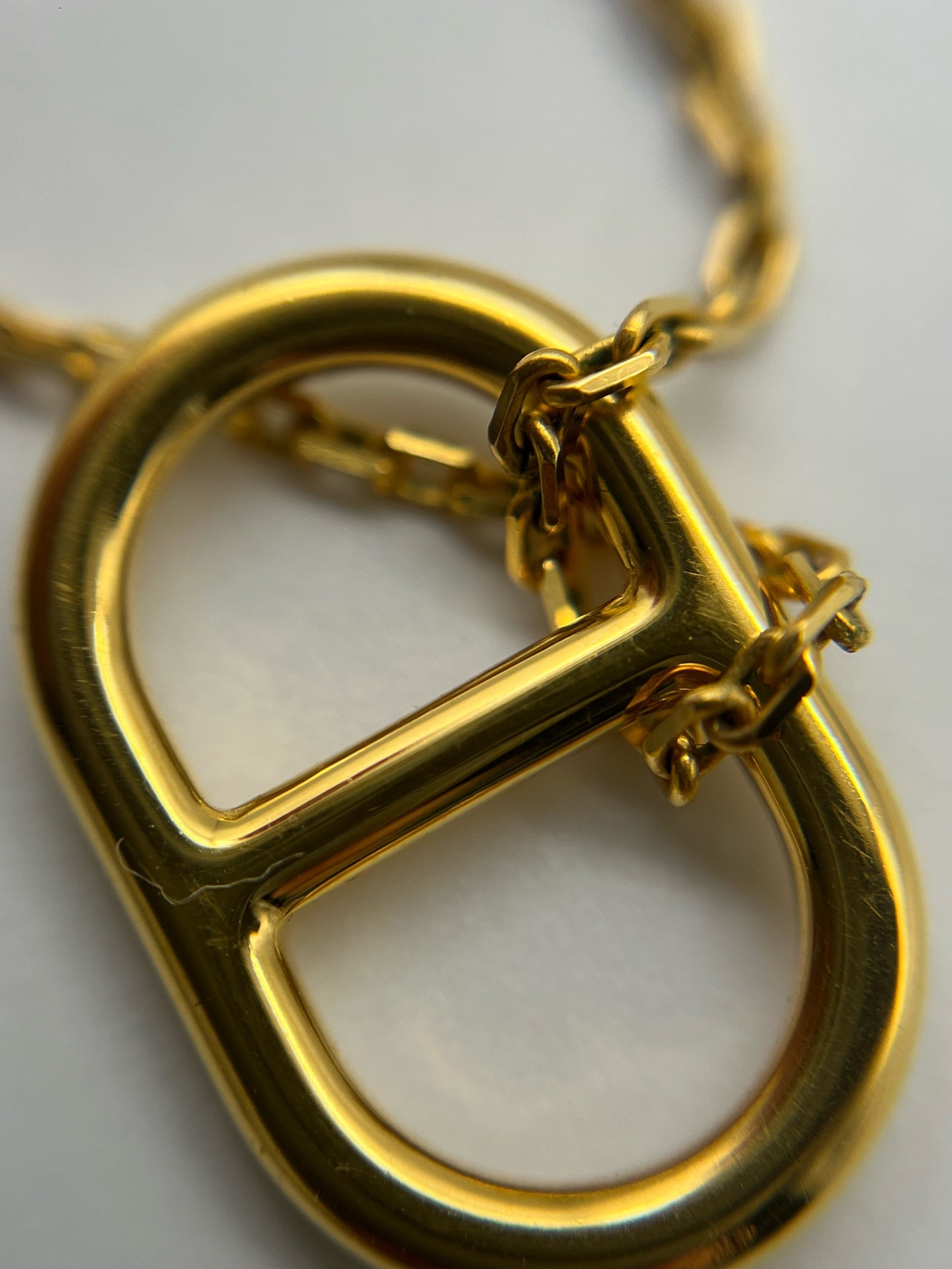 Hermes Gold Necklace