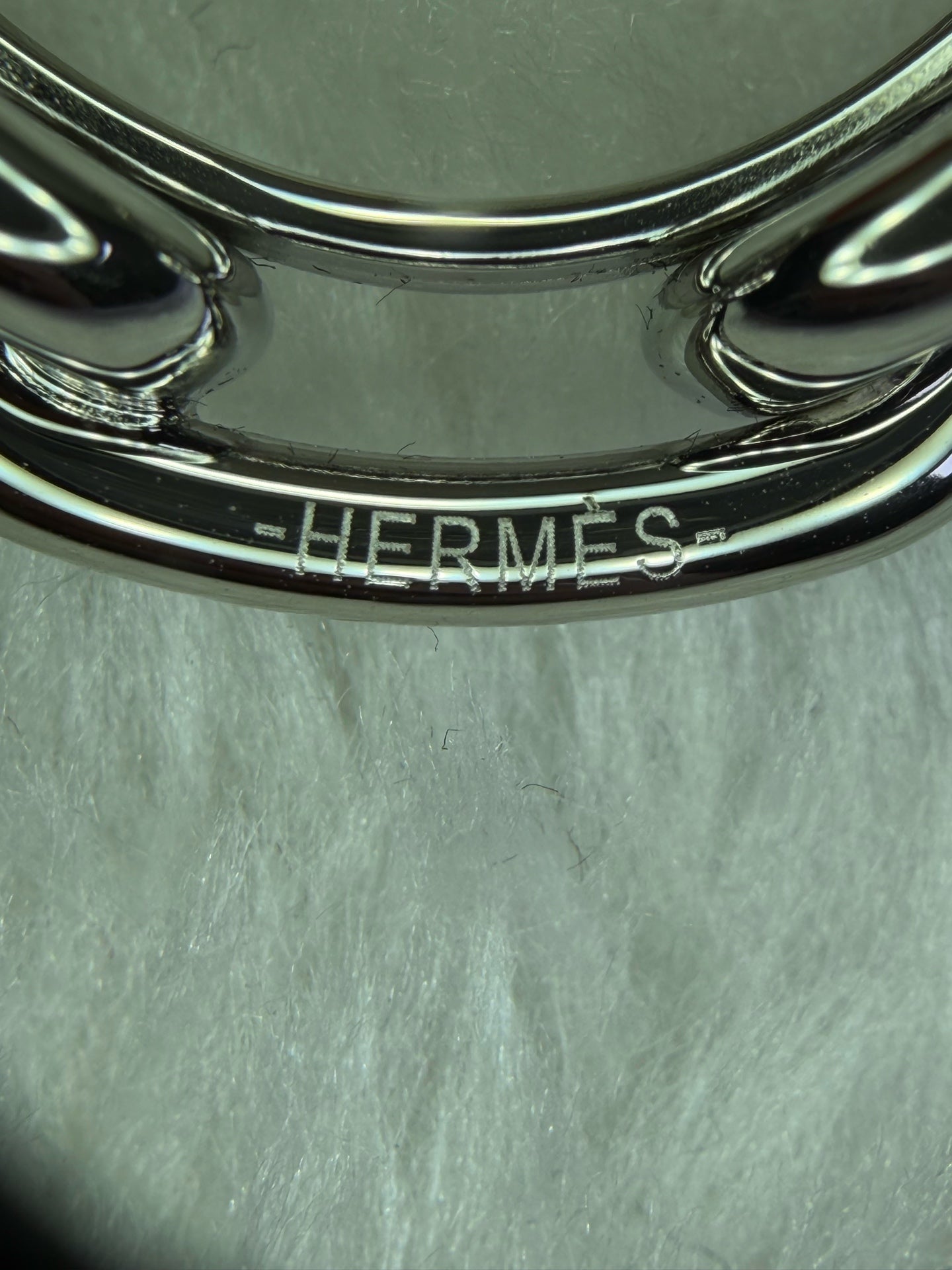 Hermes Silver Ring