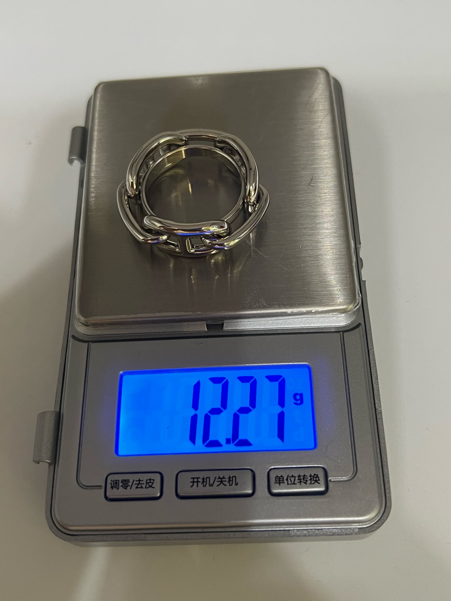 Hermes Silver Ring