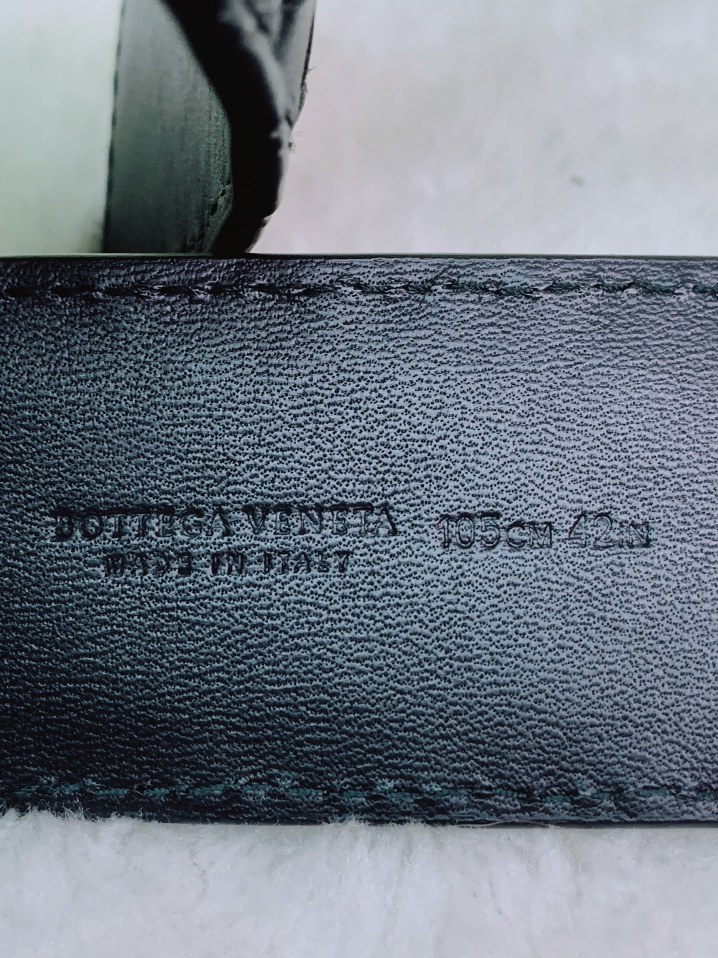 Bottega Veneta Black Belt