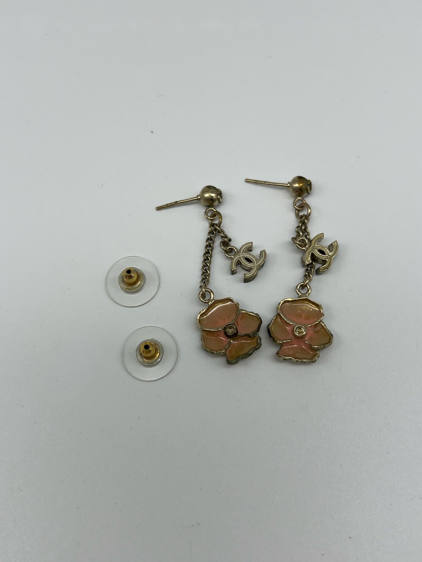 Chanel Pink Earrings