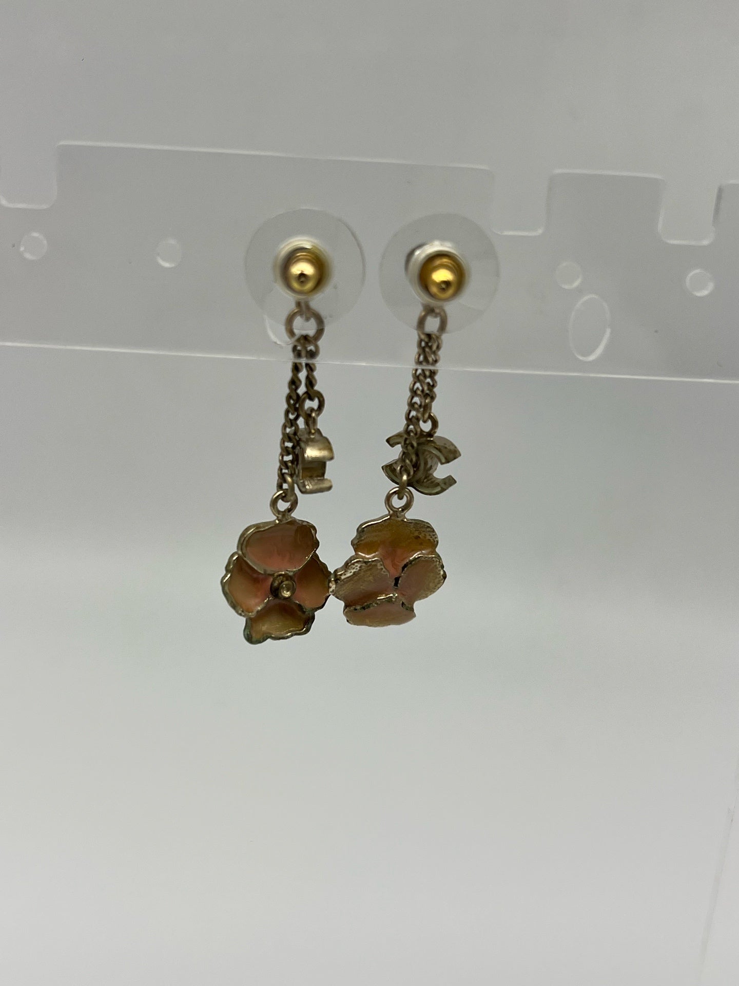 Chanel Pink Earrings