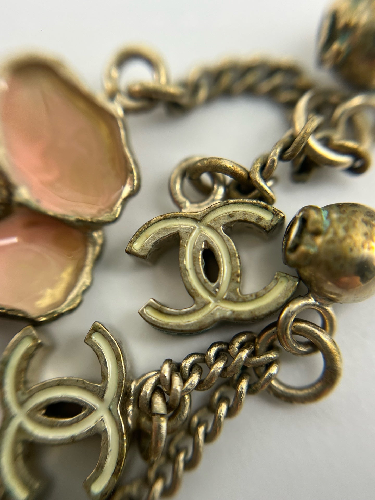 Chanel Pink Earrings