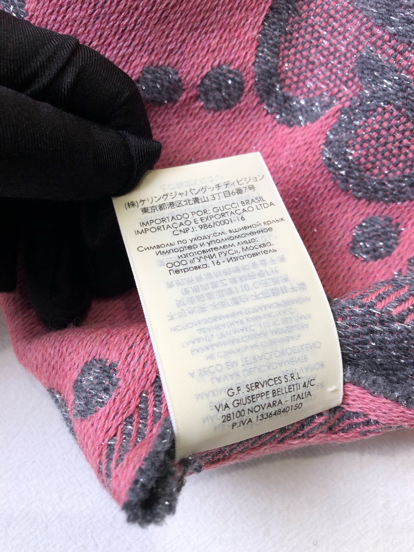 Gucci Silver Scarf