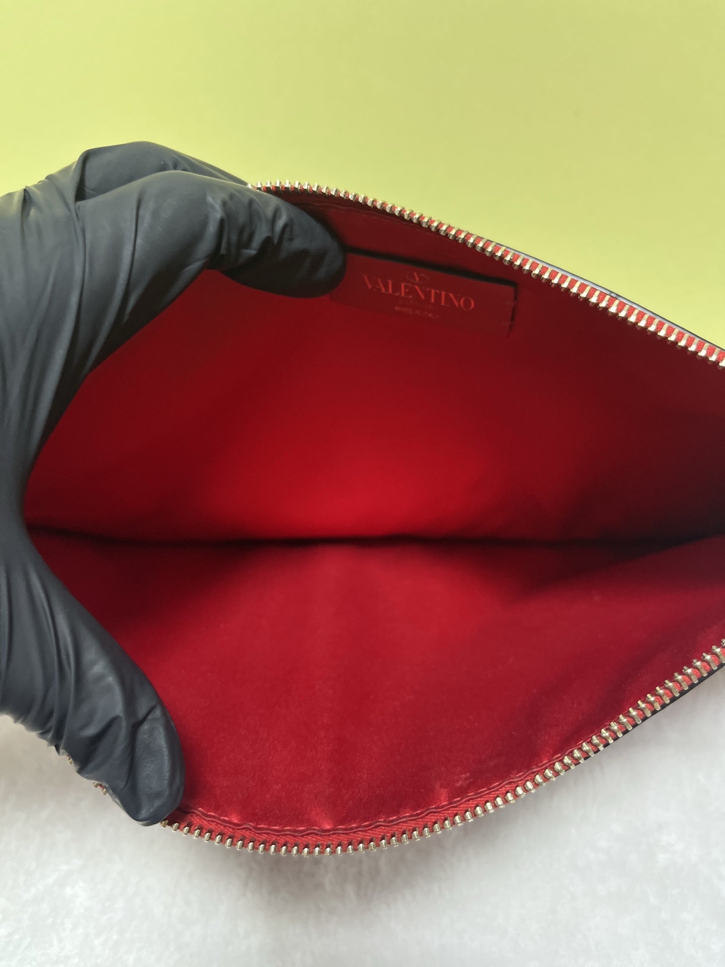 Valentino Red Clutch