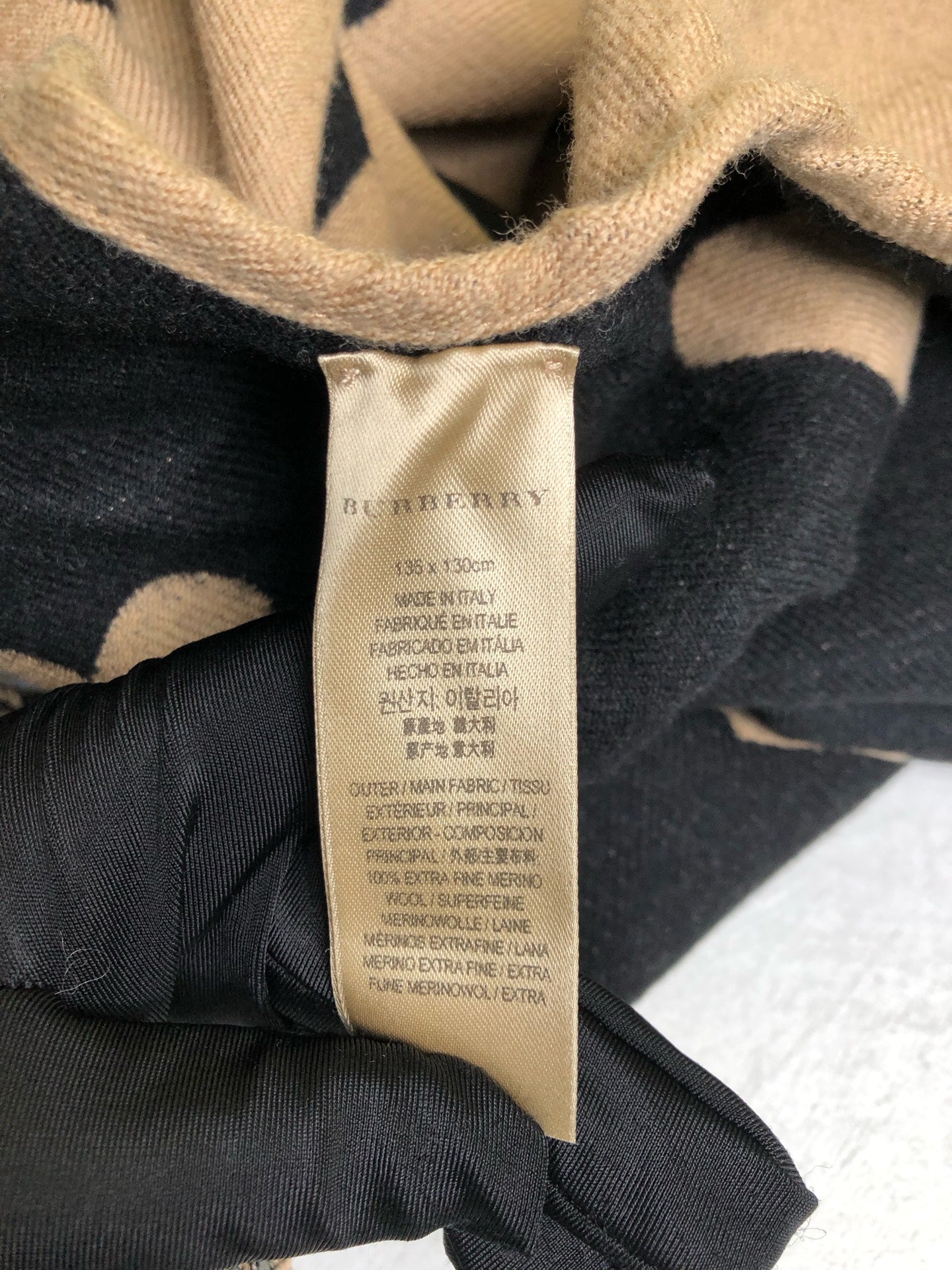 Burberry Black Cape / Stole