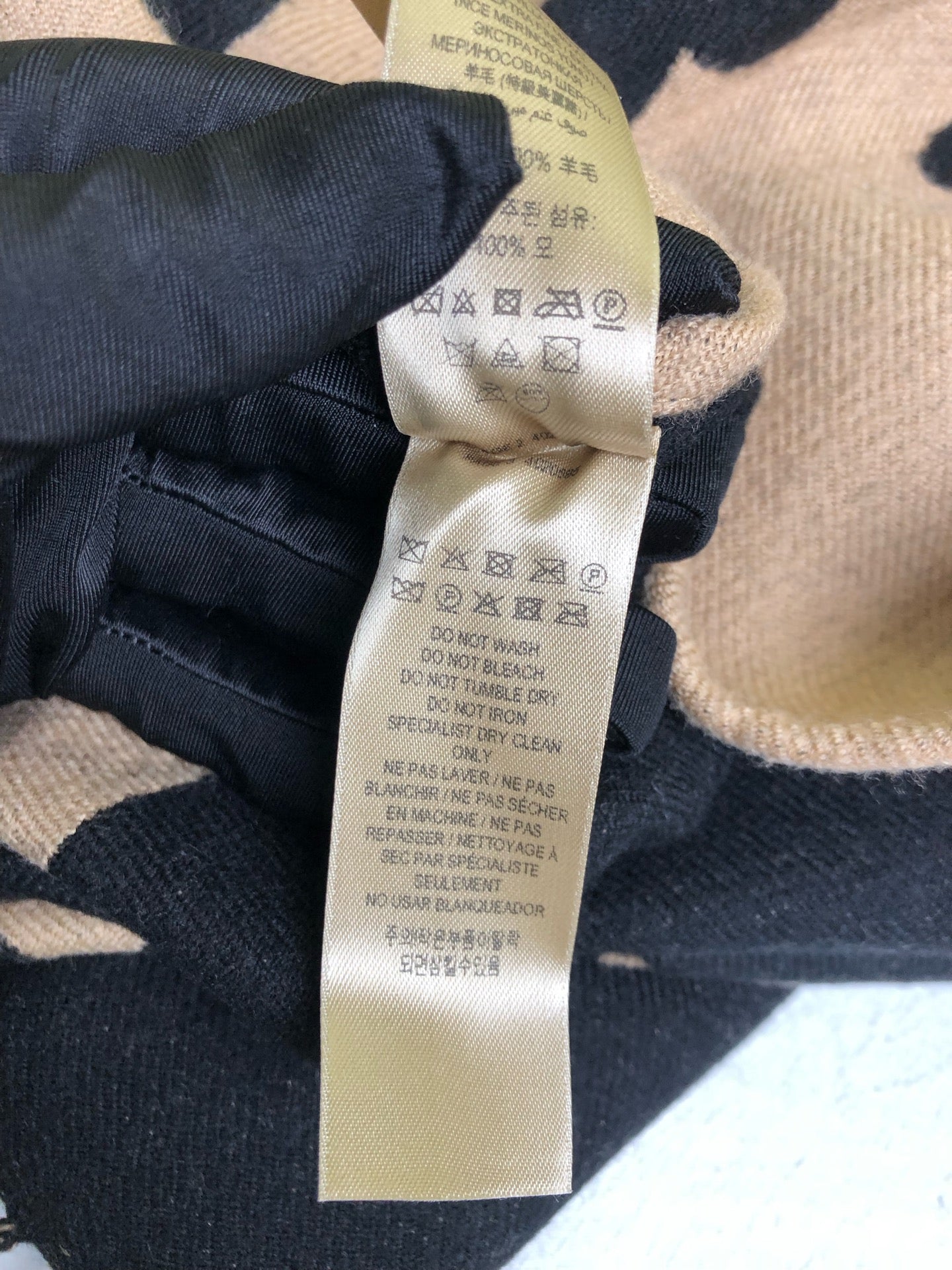 Burberry Black Cape / Stole