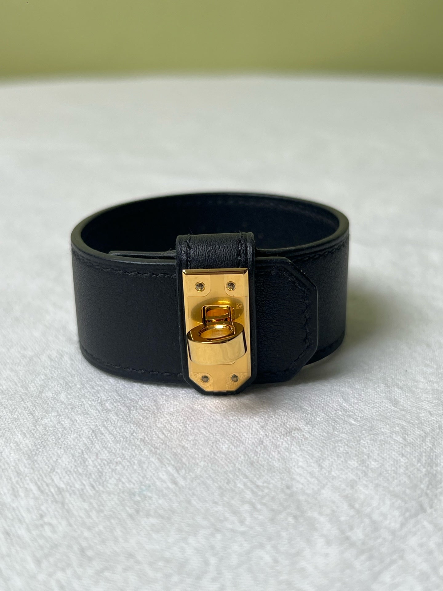 Hermes Black Bangle