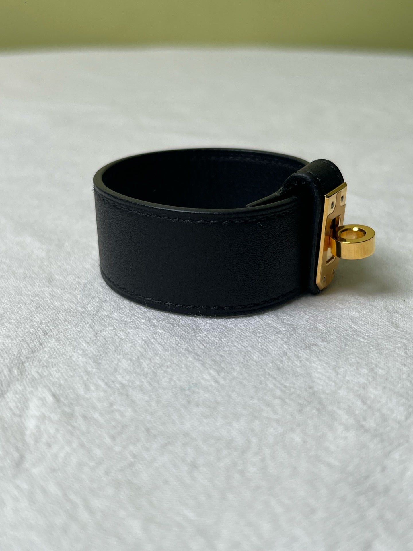 Hermes Black Bangle