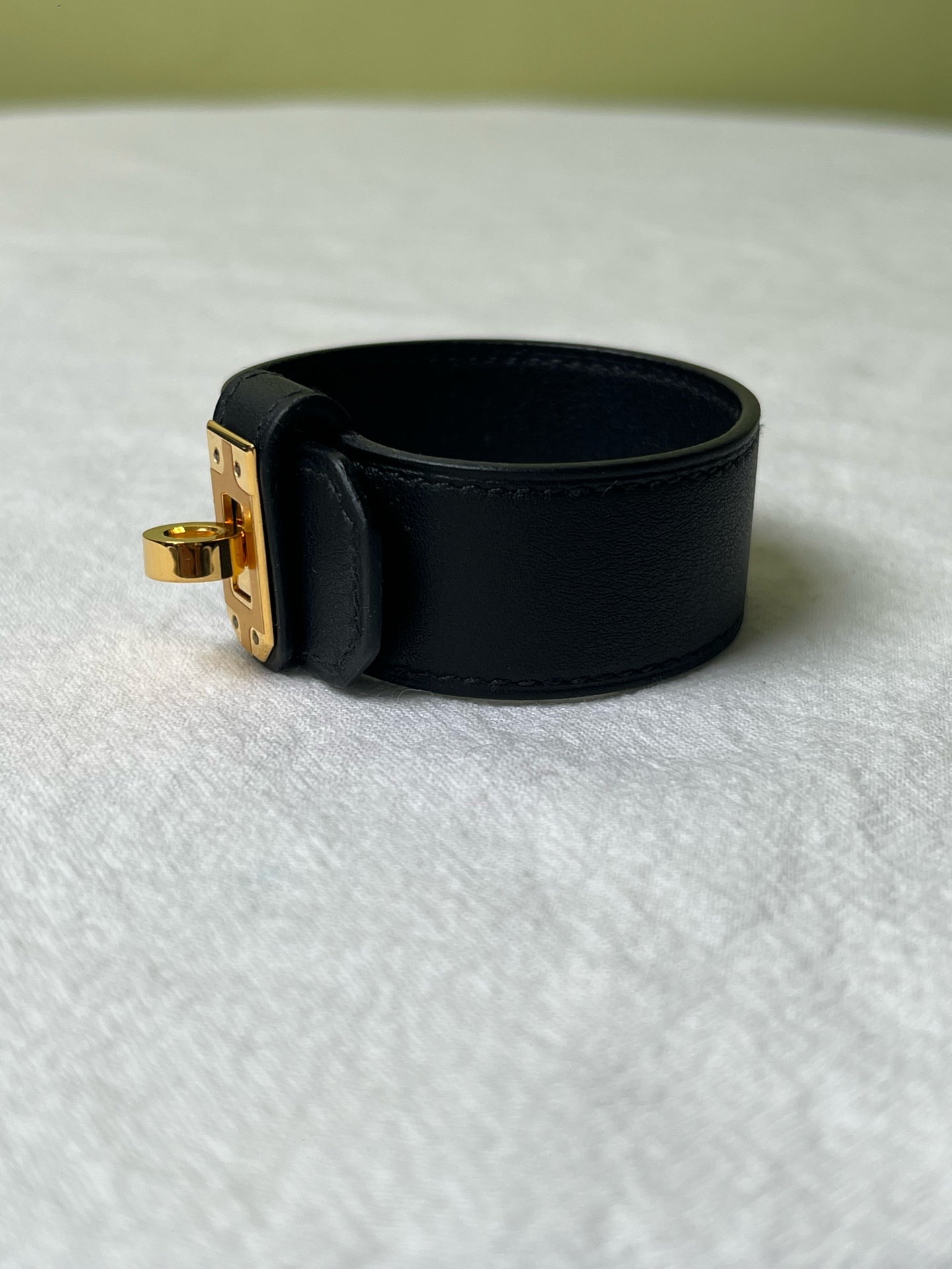 Hermes Black Bangle
