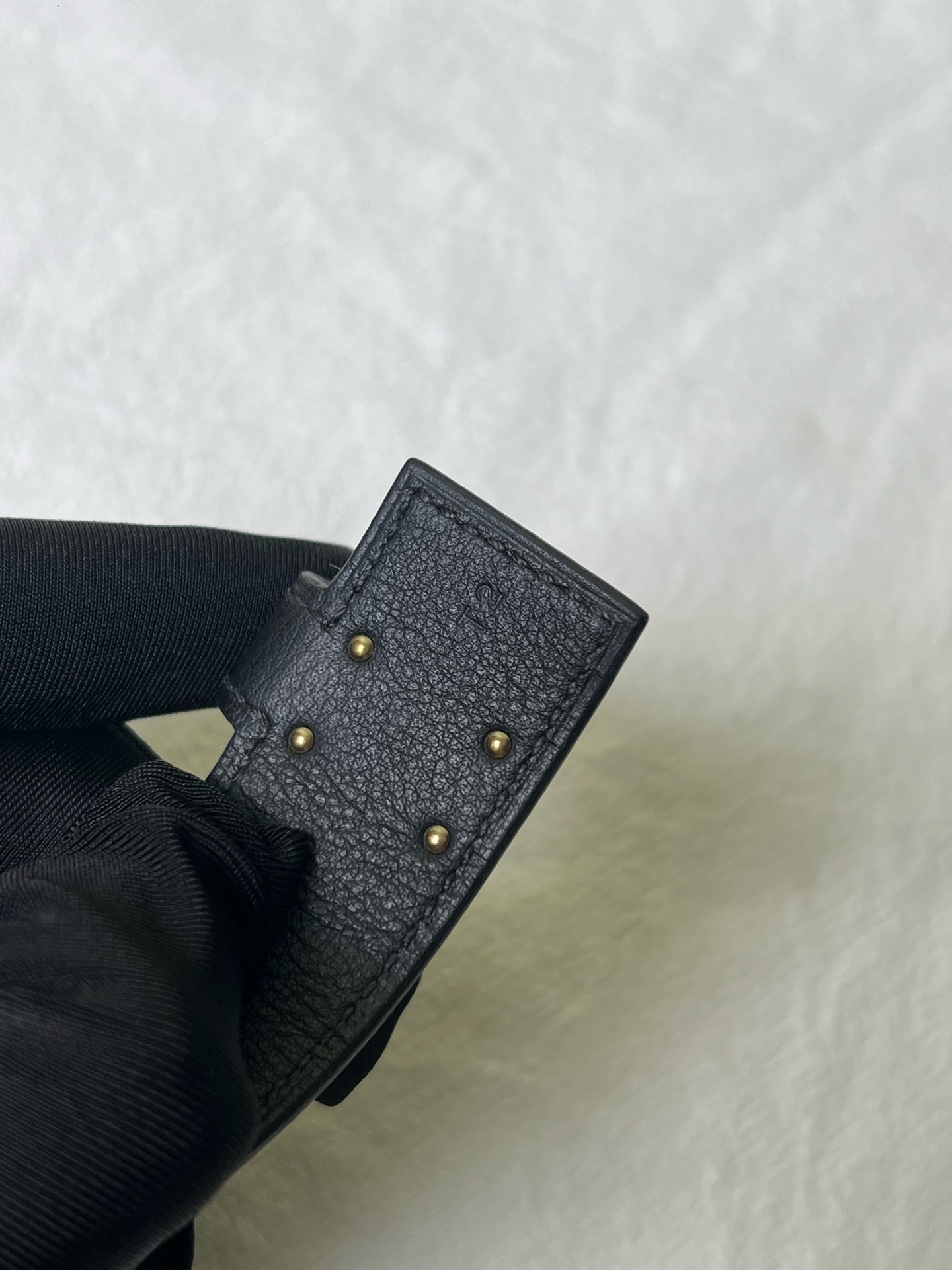 Hermes Black Bangle