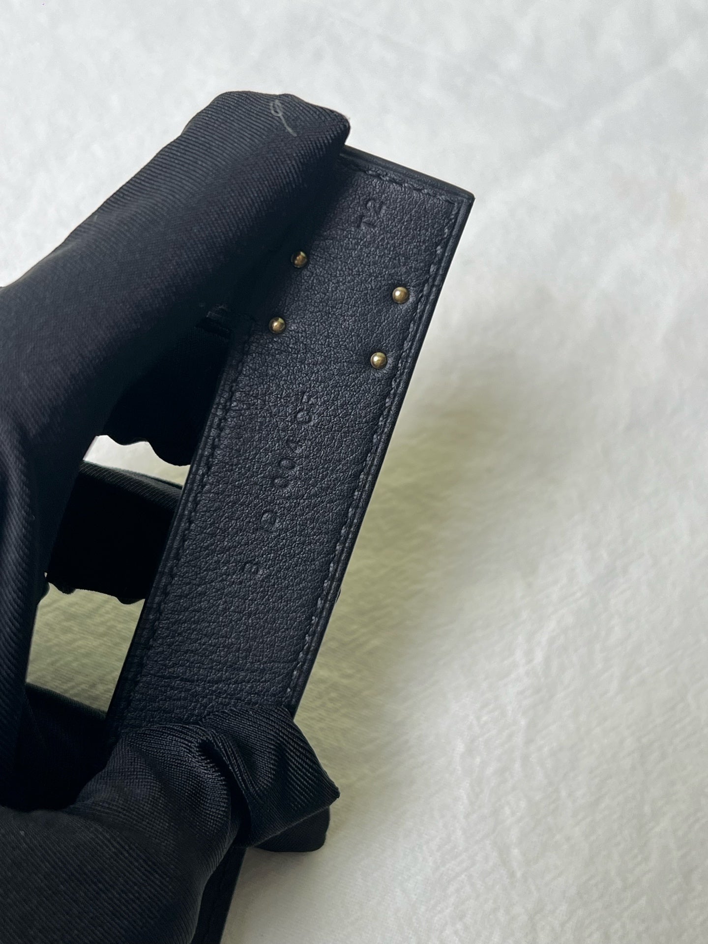 Hermes Black Bangle