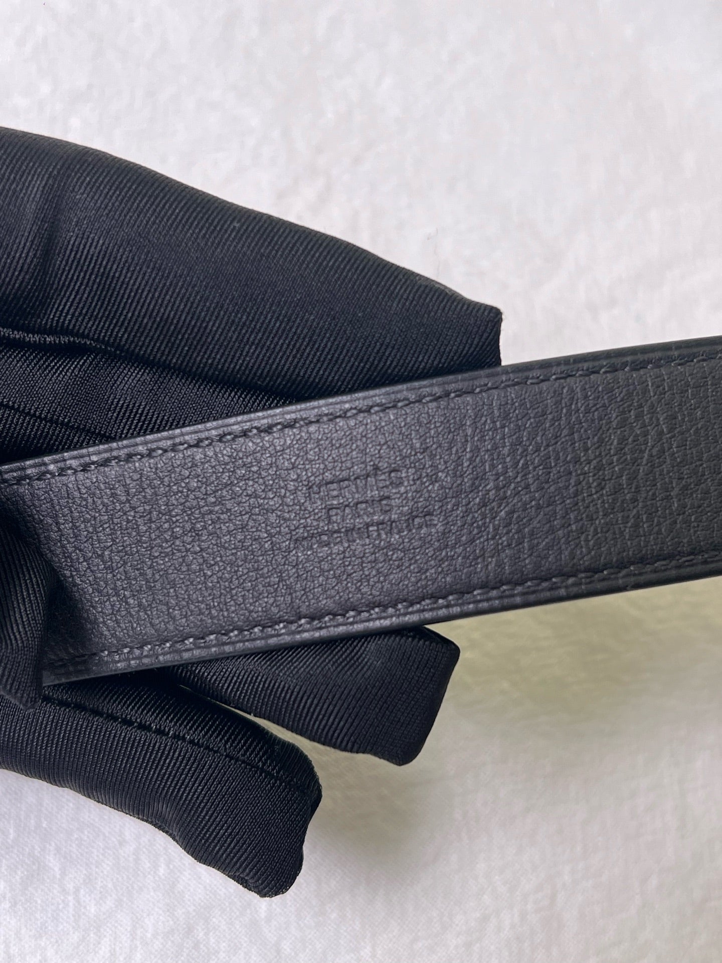 Hermes Black Bangle