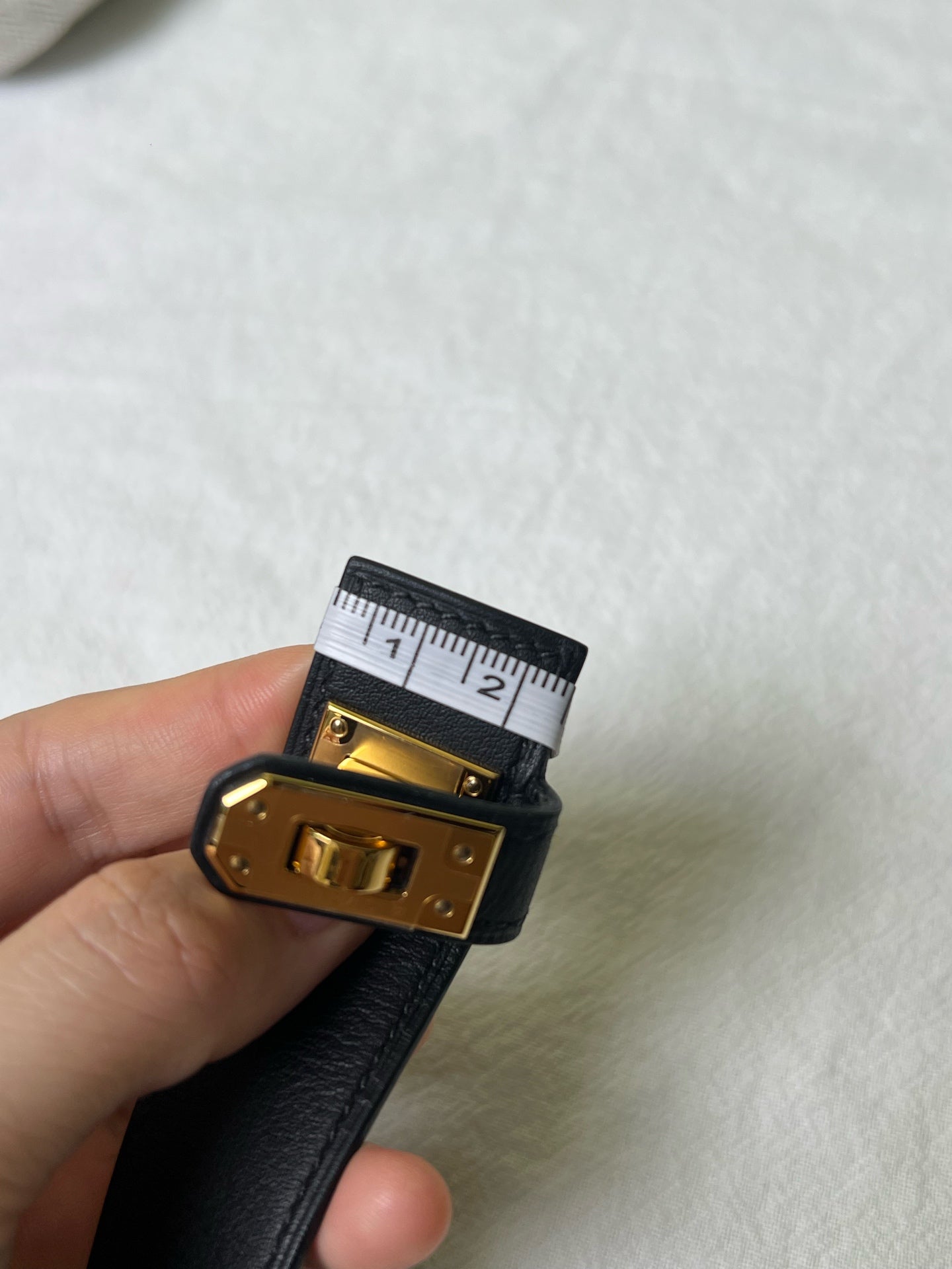 Hermes Black Bangle