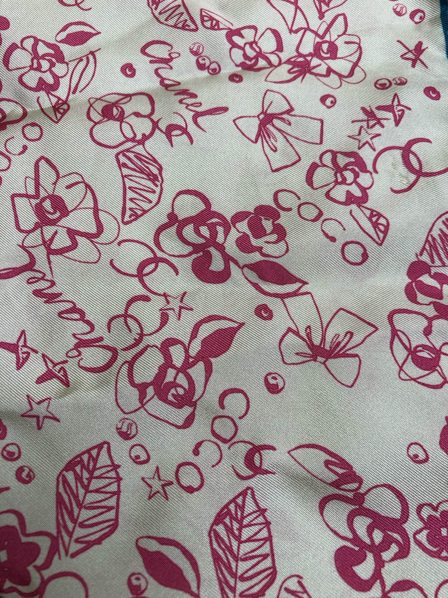 Chanel Pink Scarf