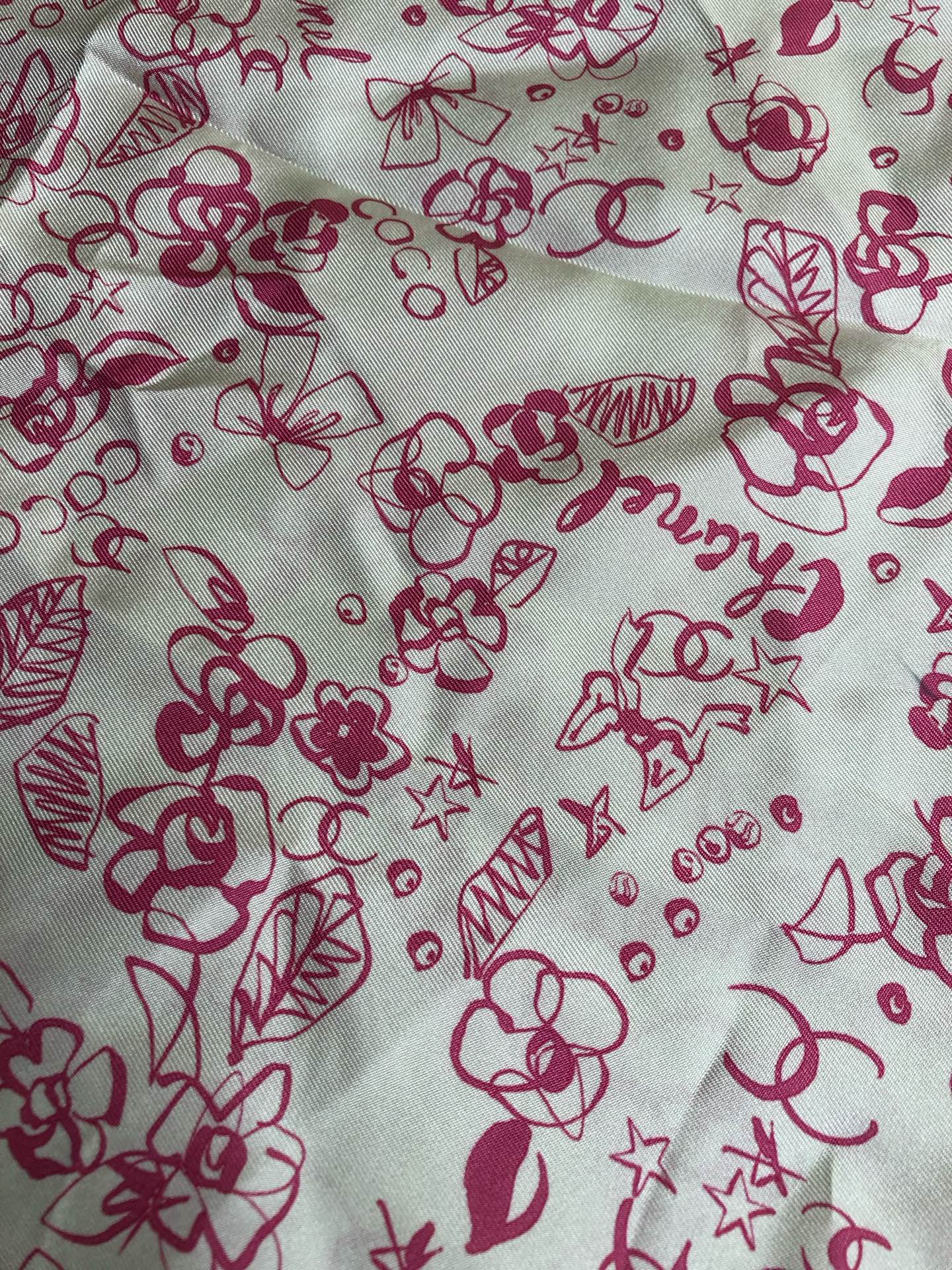 Chanel Pink Scarf