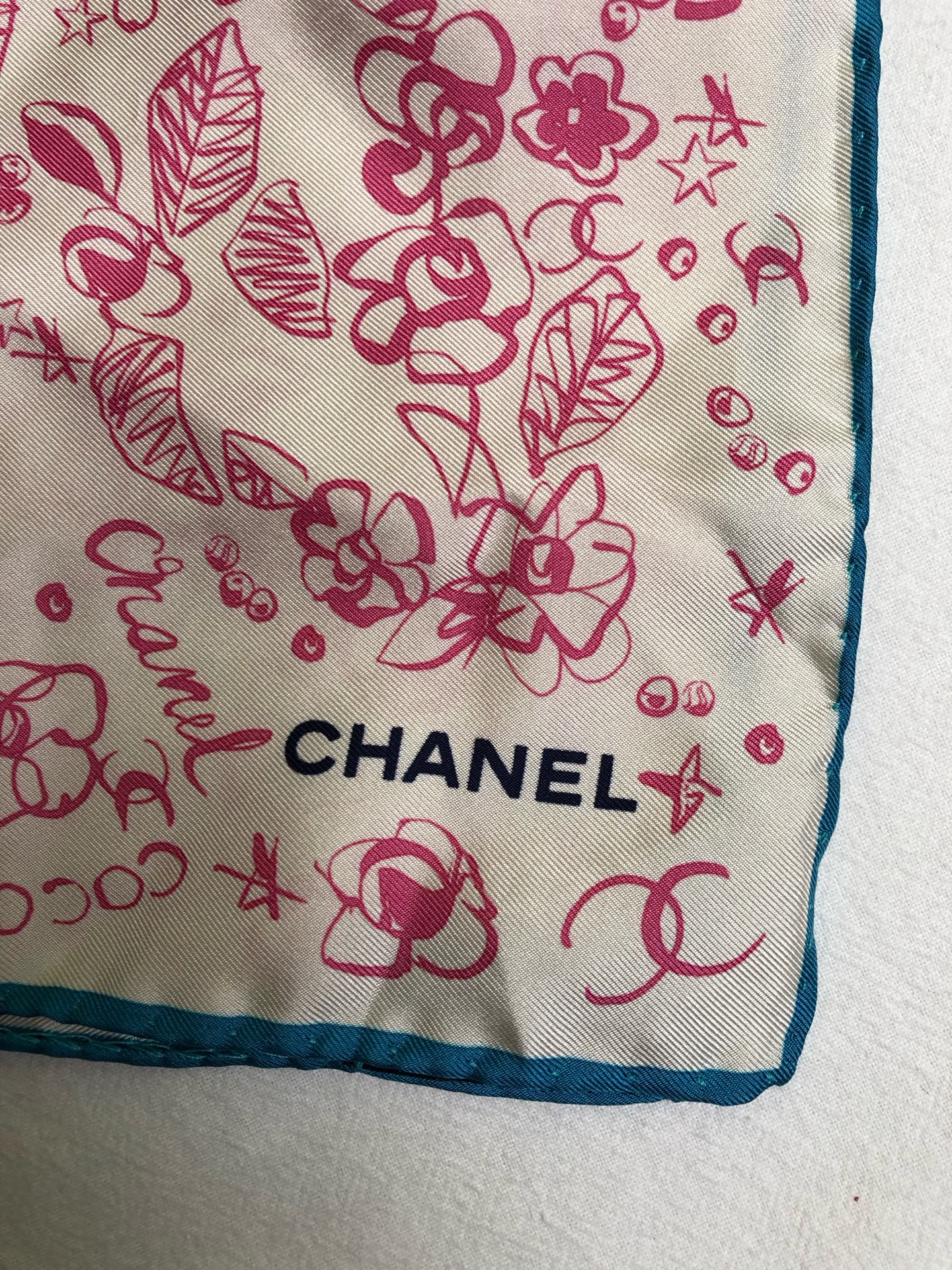 Chanel Pink Scarf