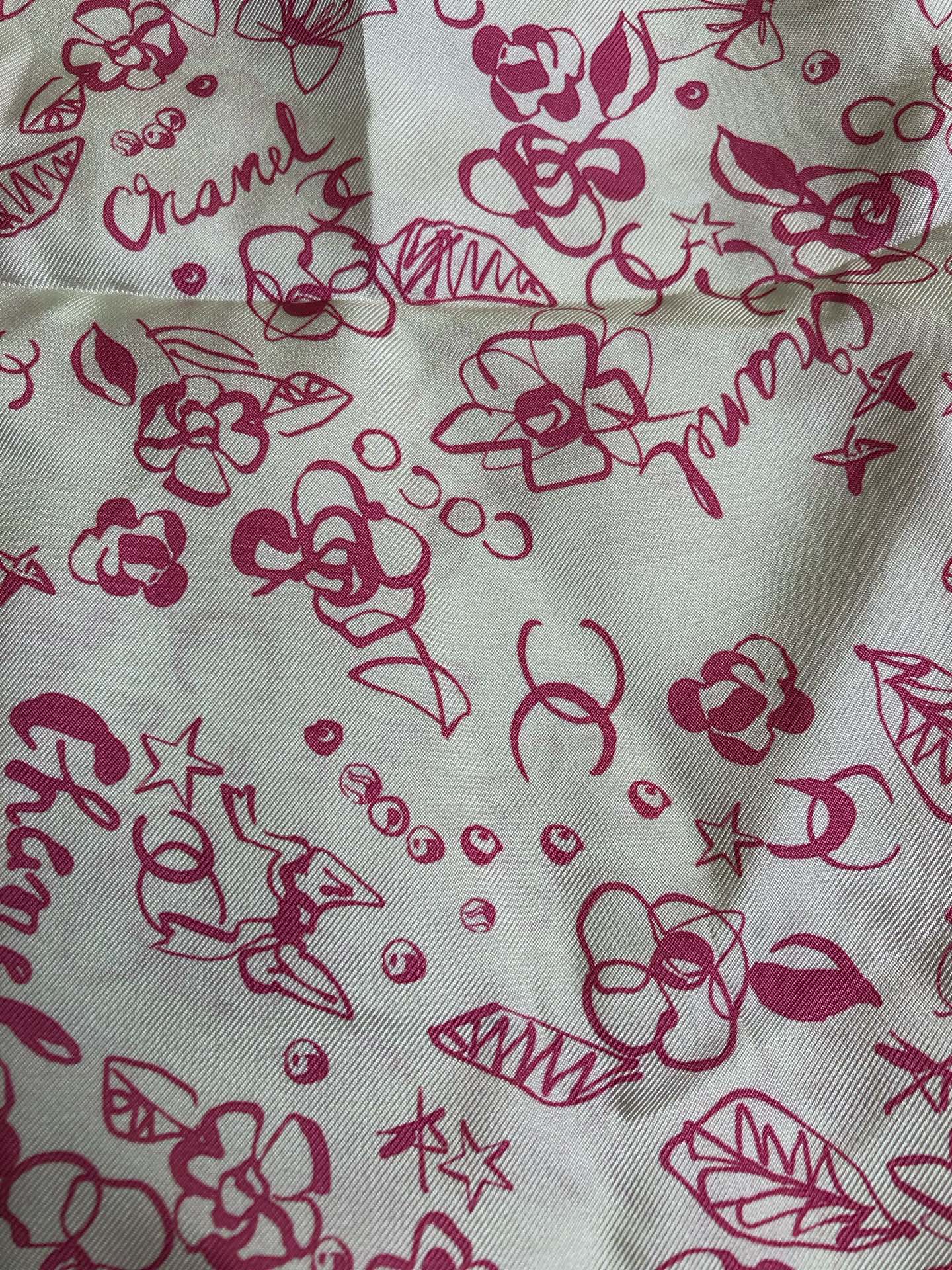 Chanel Pink Scarf