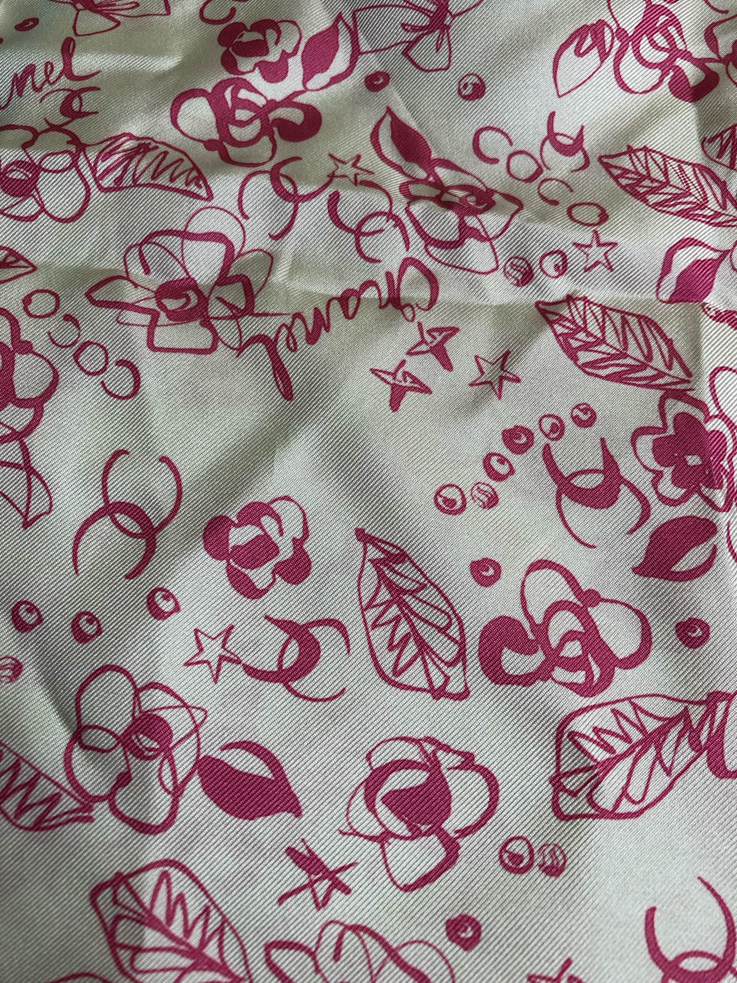 Chanel Pink Scarf