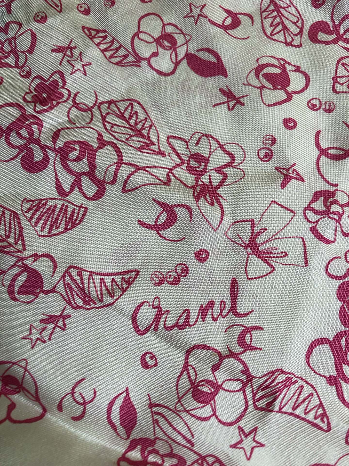 Chanel Pink Scarf