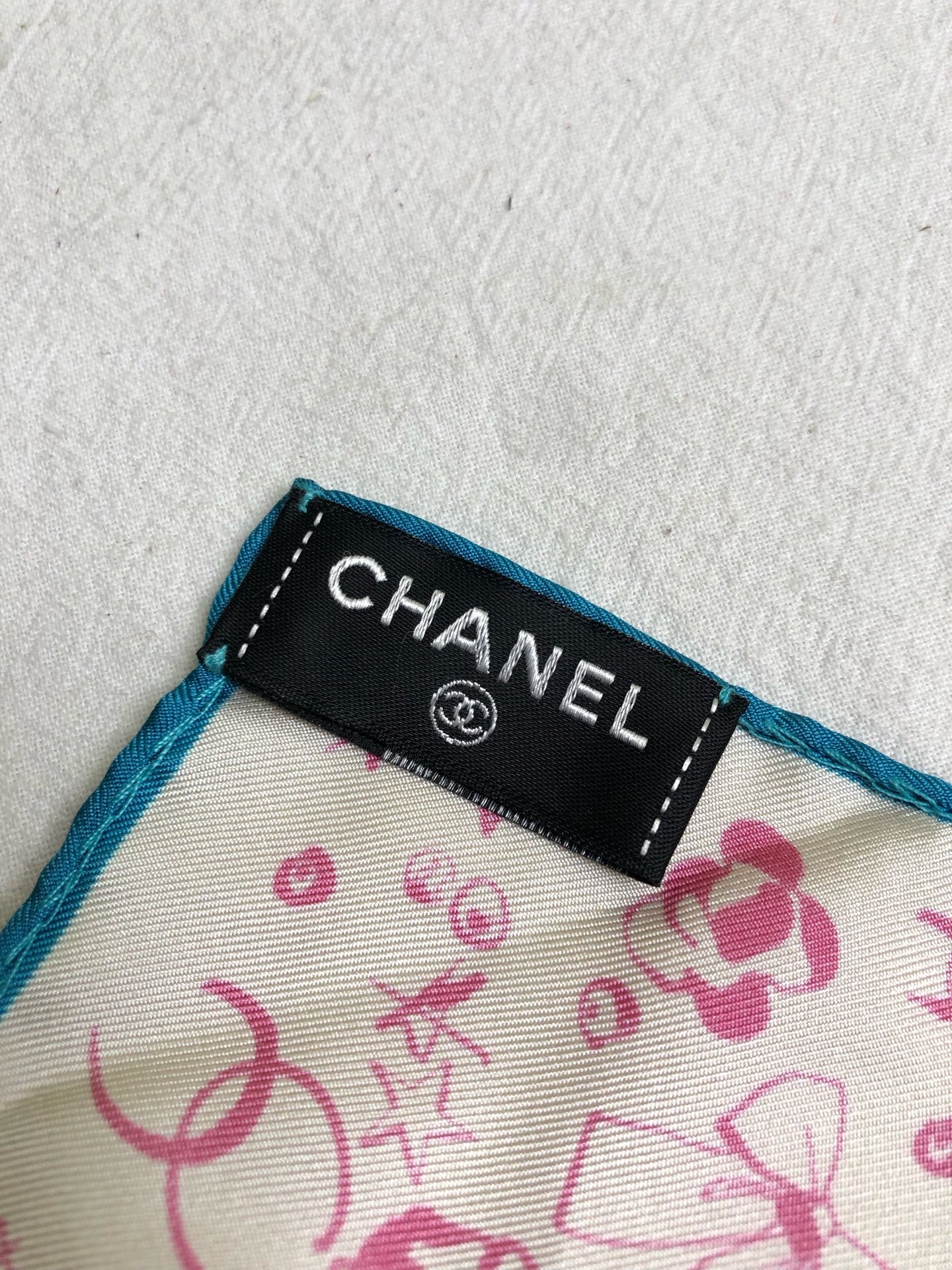 Chanel Pink Scarf