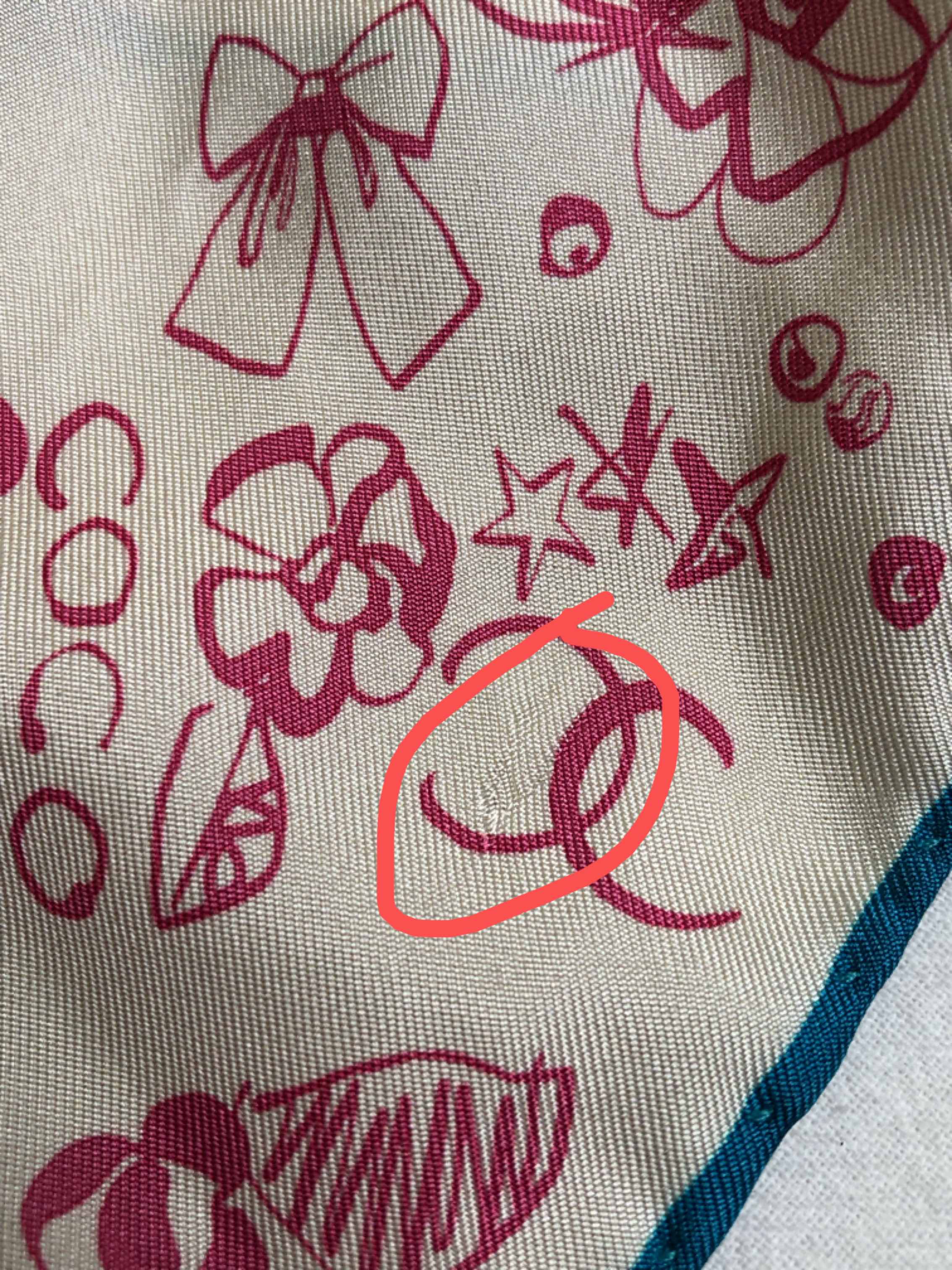 Chanel Pink Scarf