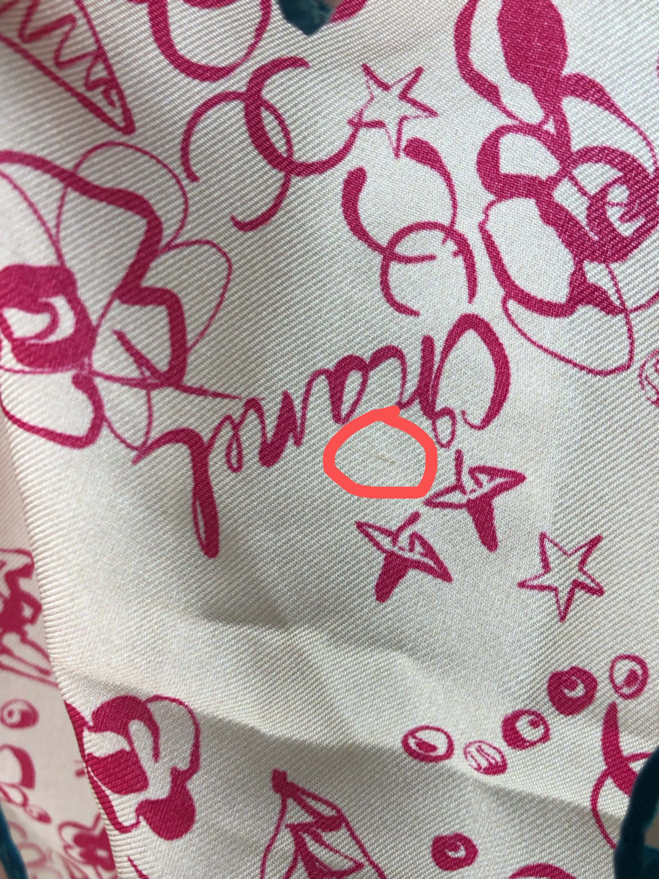 Chanel Pink Scarf