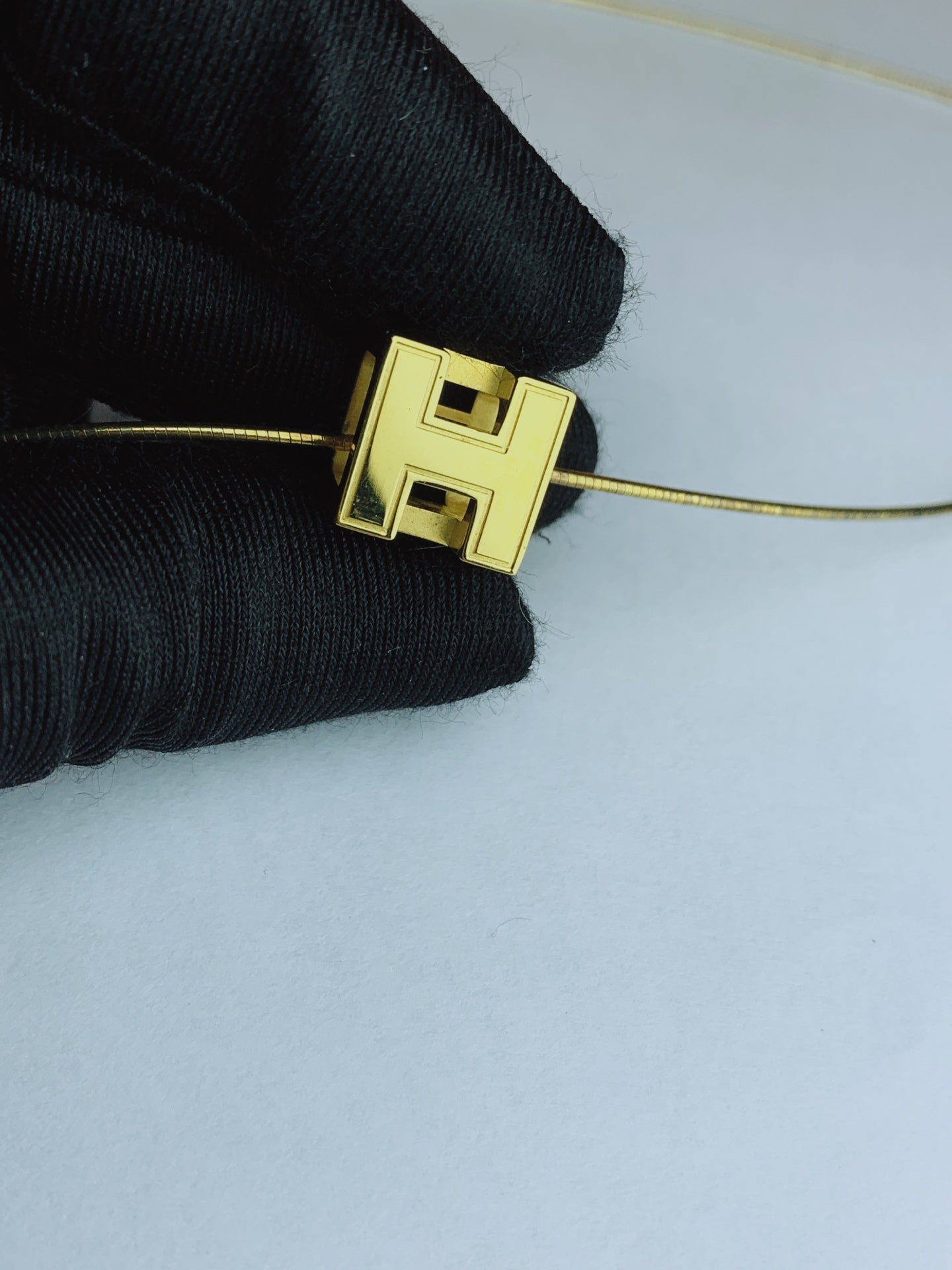 Hermes Gold Pendant