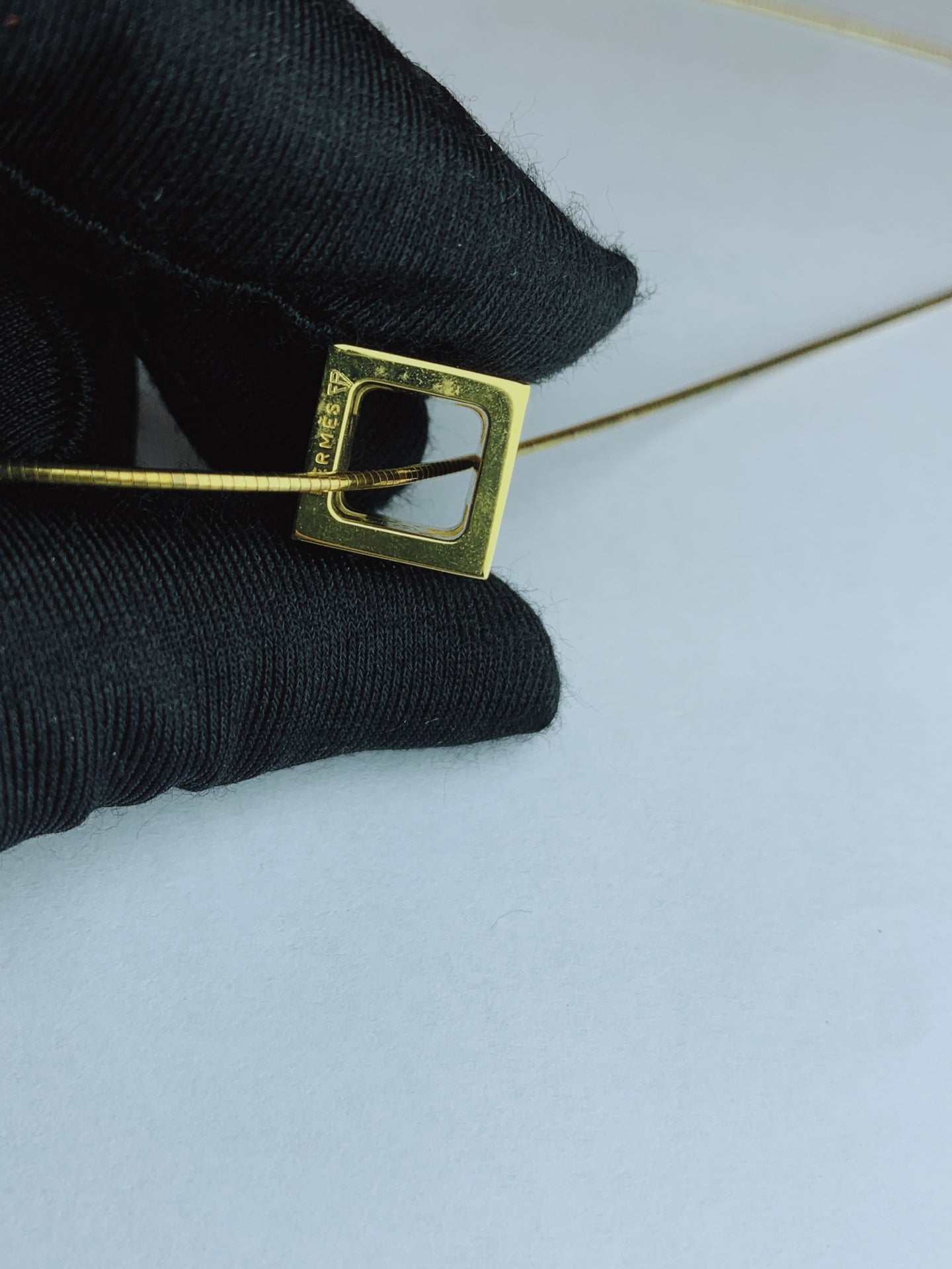 Hermes Gold Pendant