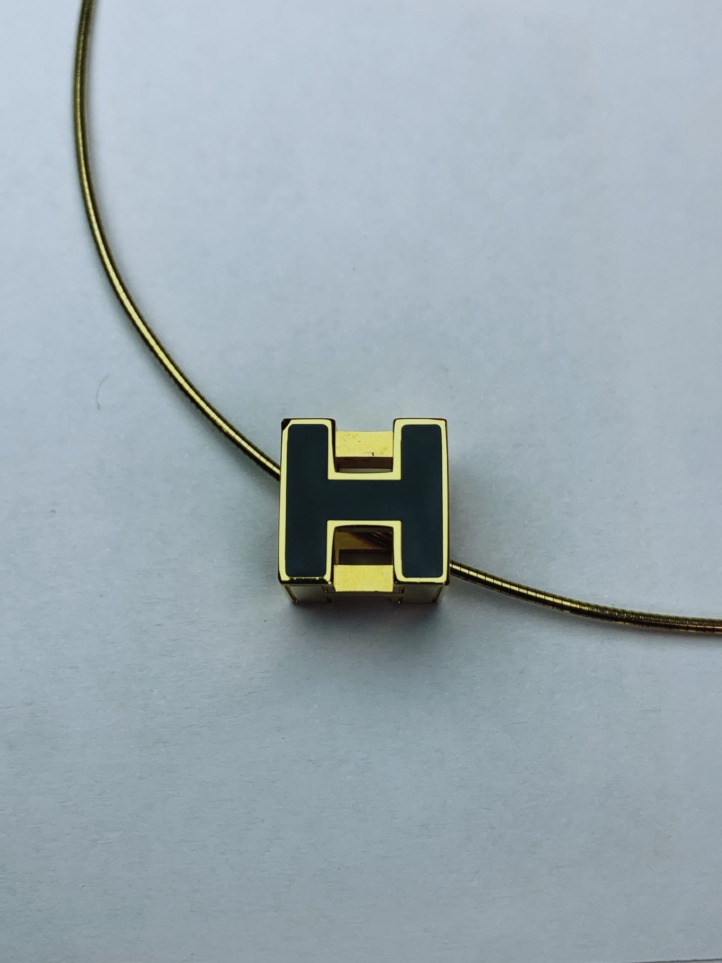 Hermes Gold Pendant