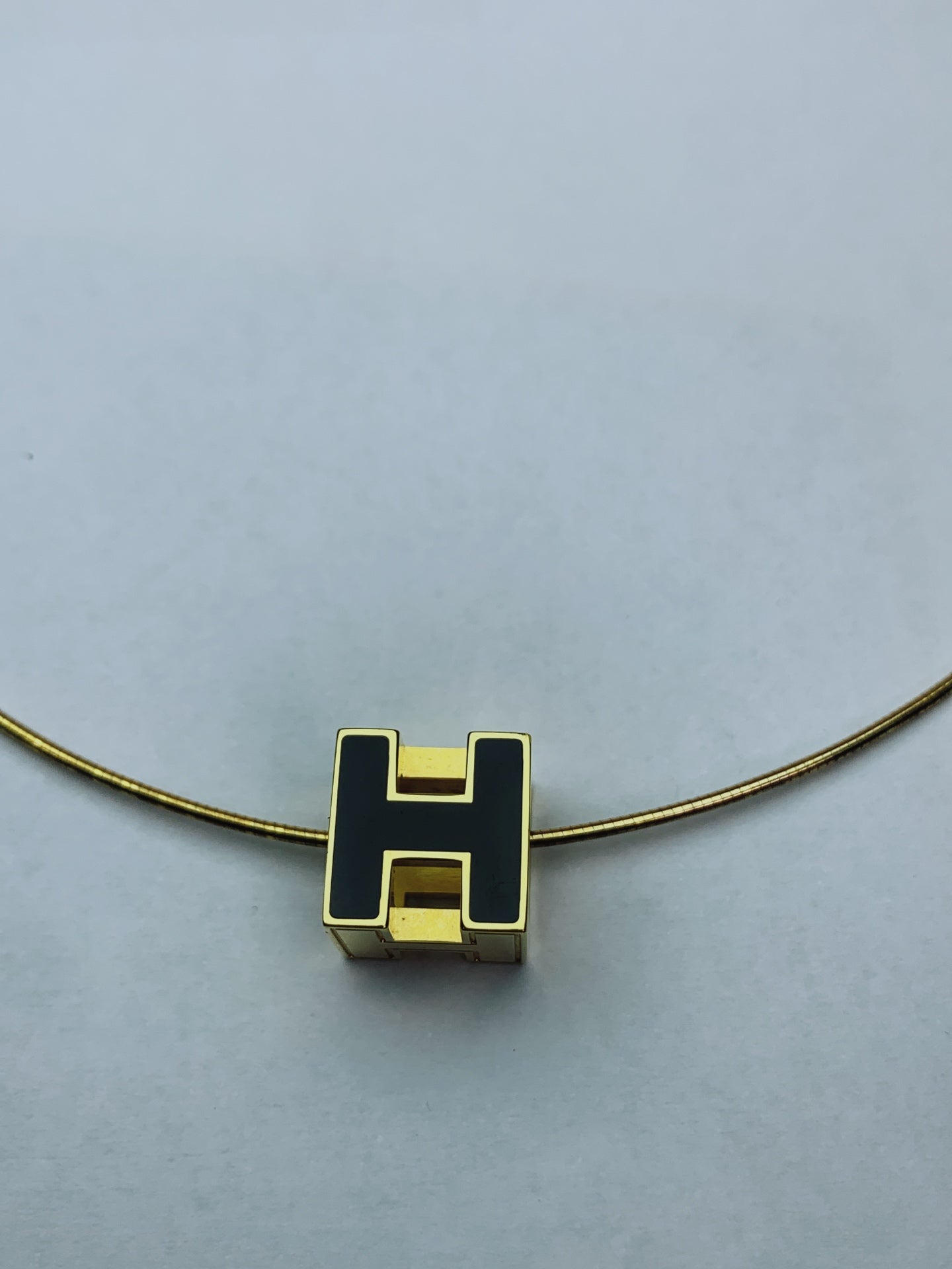 Hermes Gold Pendant