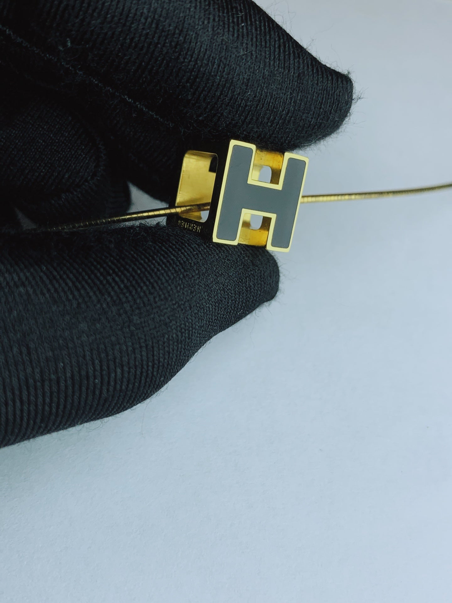 Hermes Gold Pendant