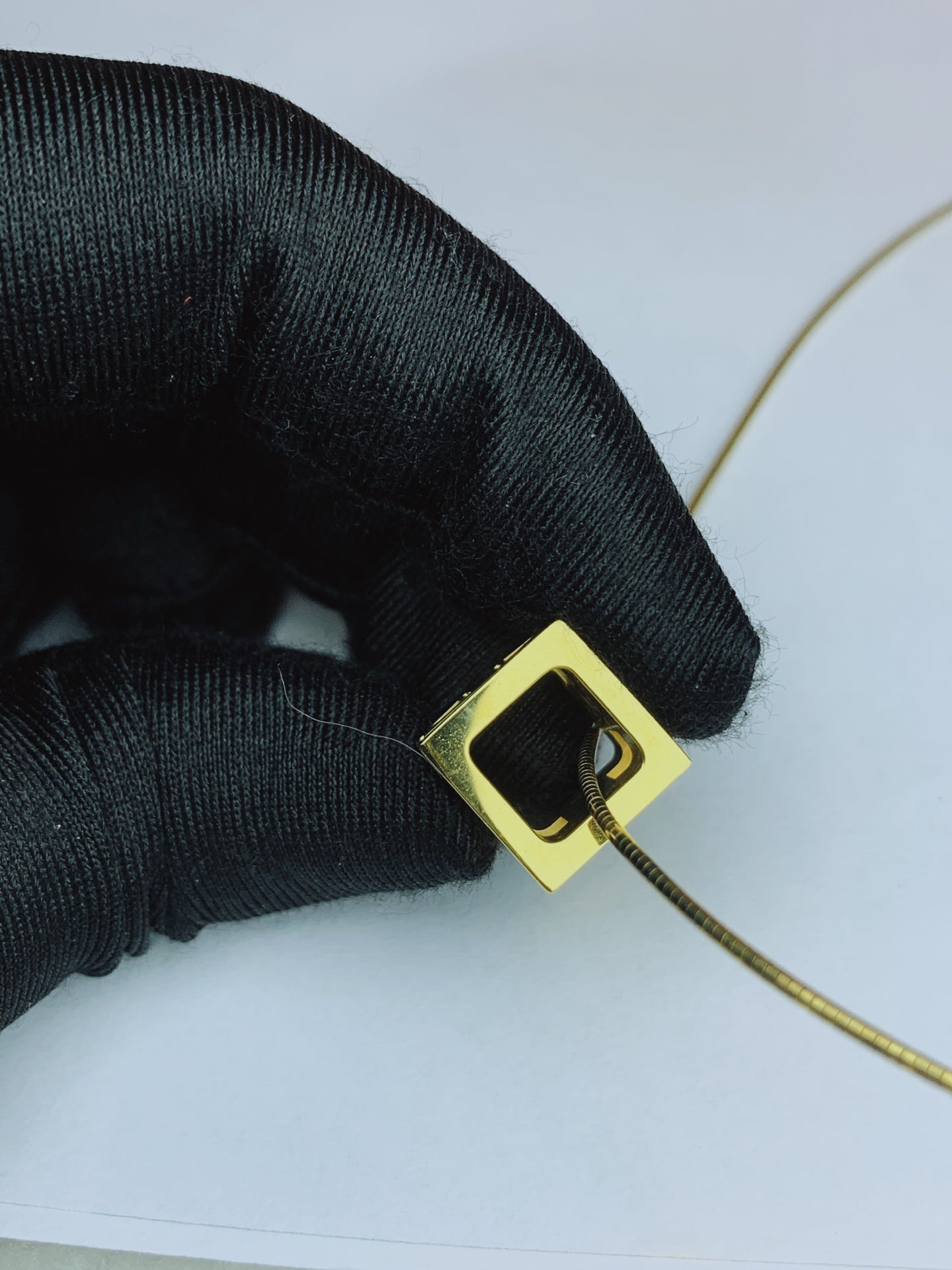 Hermes Gold Pendant