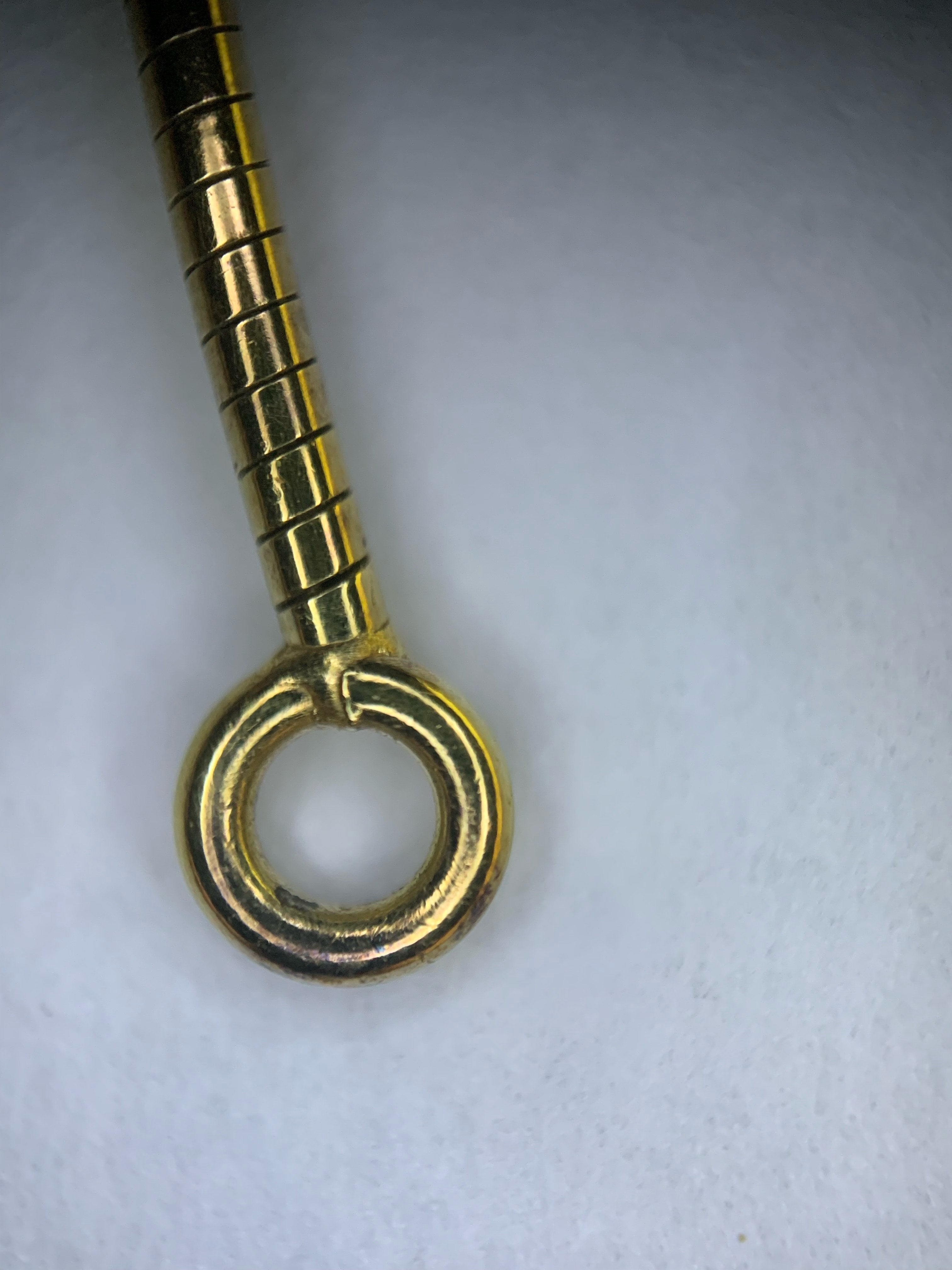 Hermes Gold Pendant