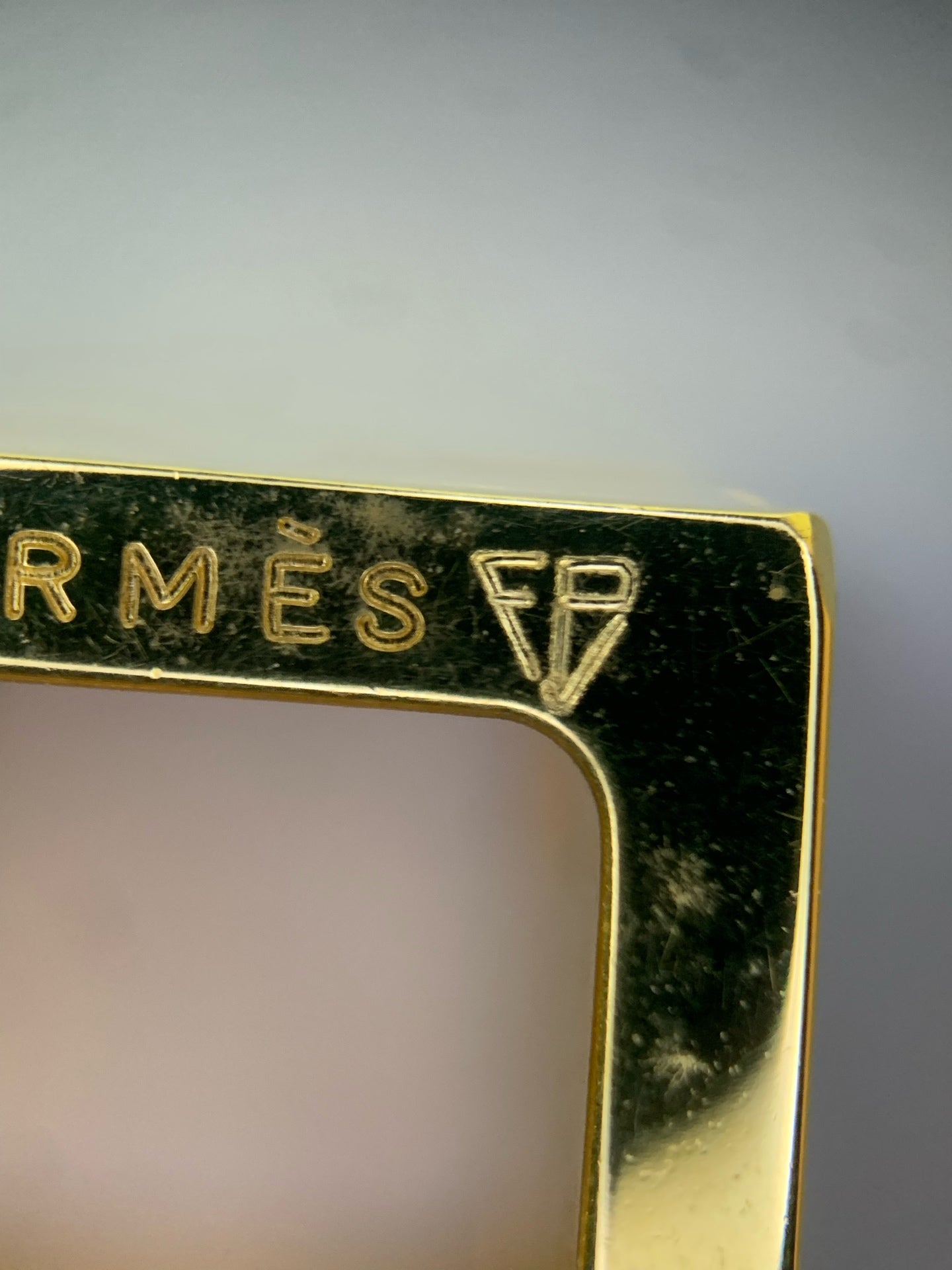 Hermes Gold Pendant