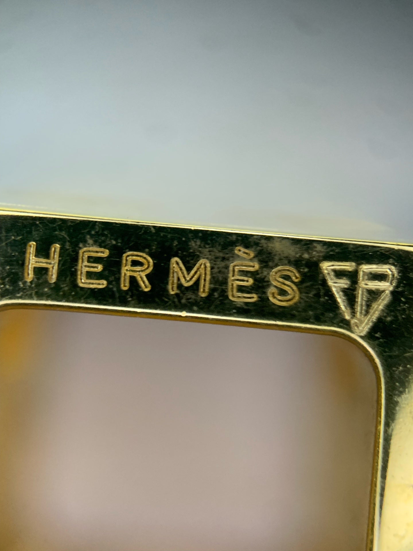 Hermes Gold Pendant