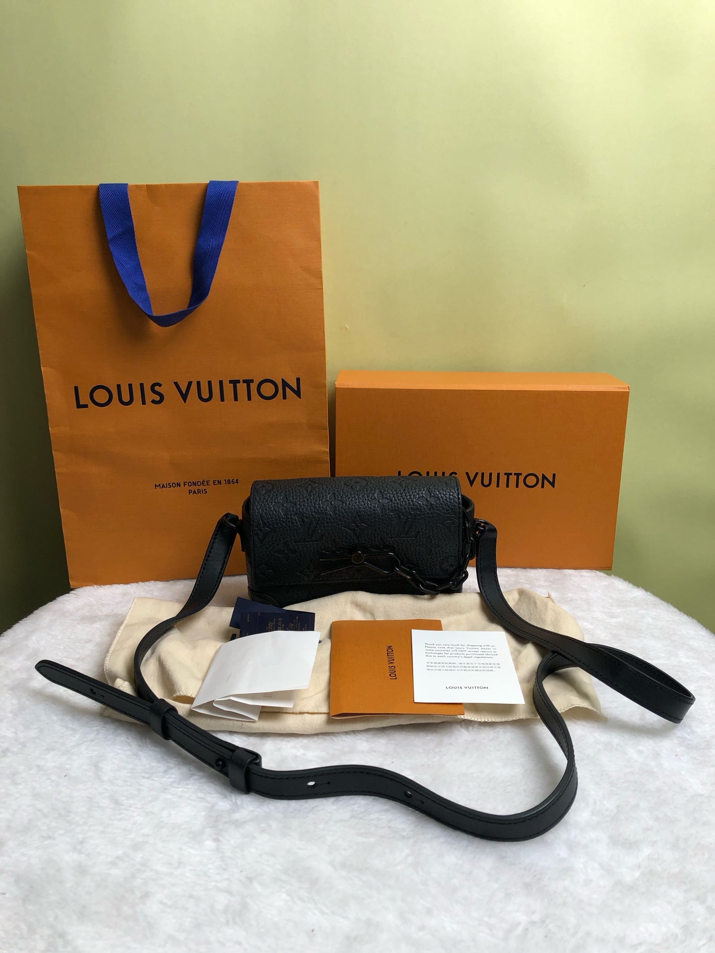 Louis Vuitton Black Messenger Bag