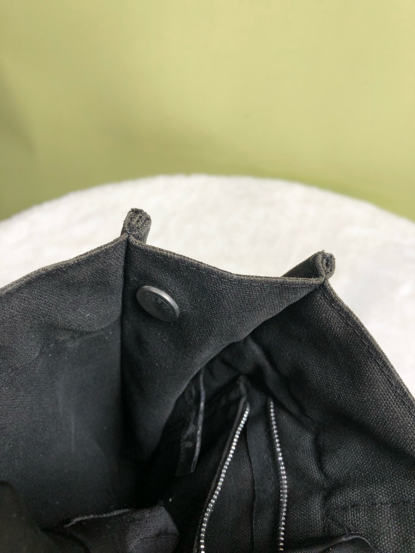 Hermes Canvas Black Satchel