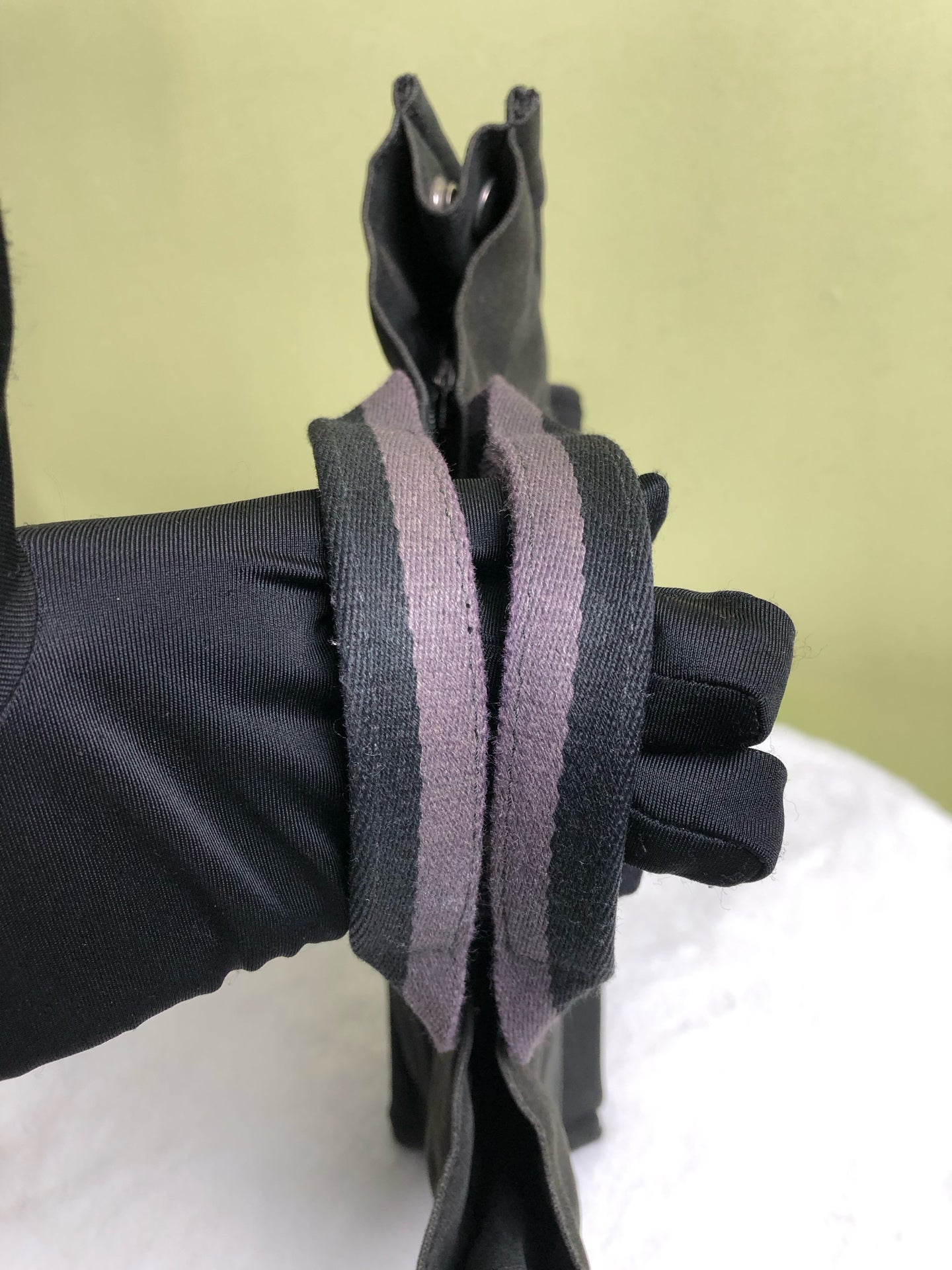 Hermes Canvas Black Satchel