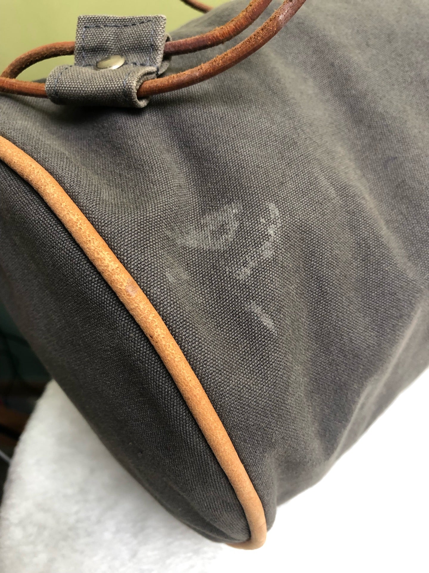 Hermes Canvas Gray Backpack