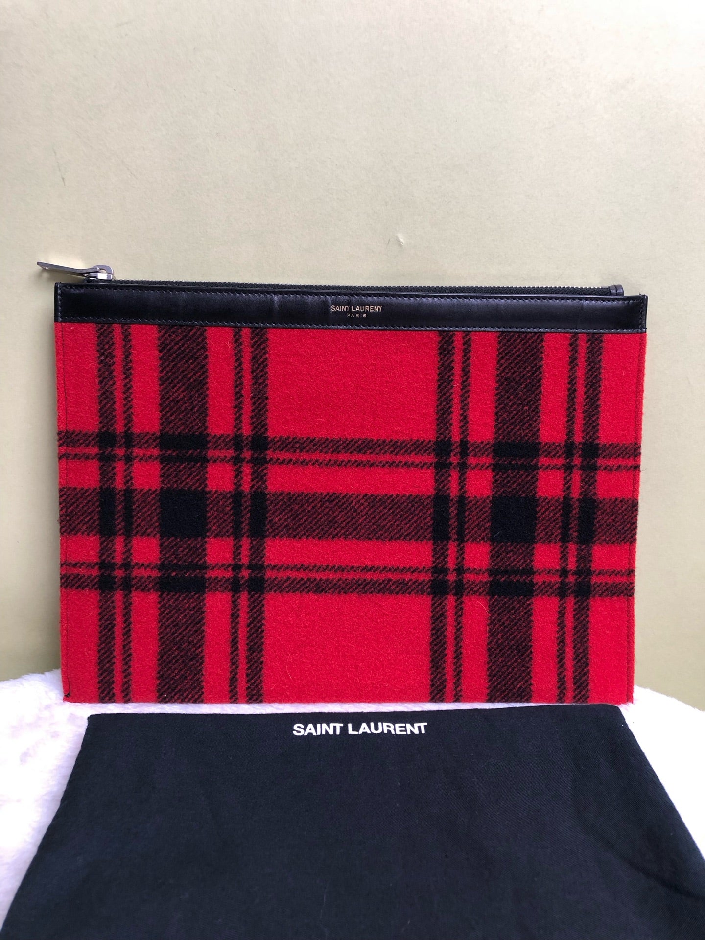 Saint laurent Red Clutch