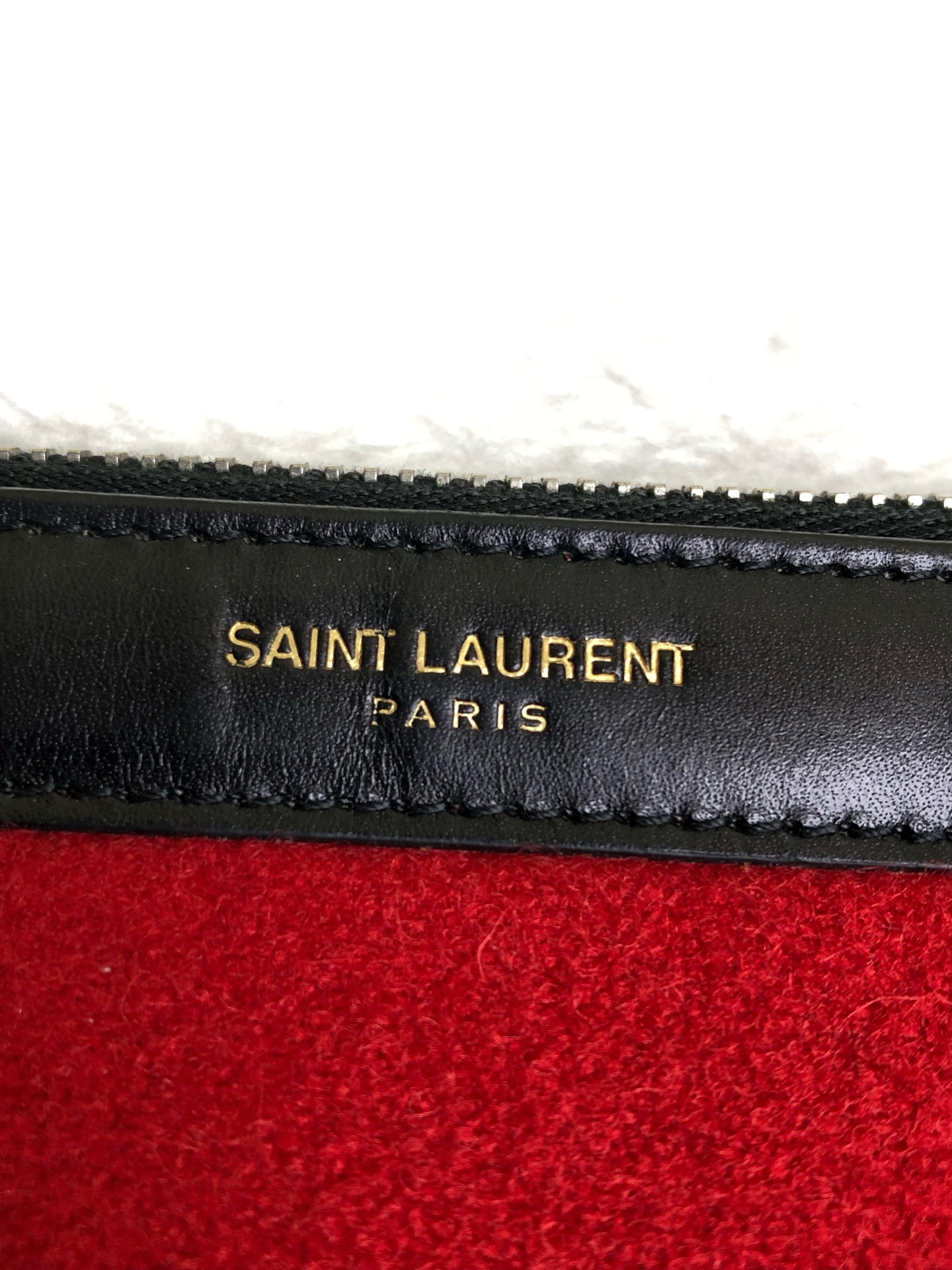 Saint laurent Red Clutch