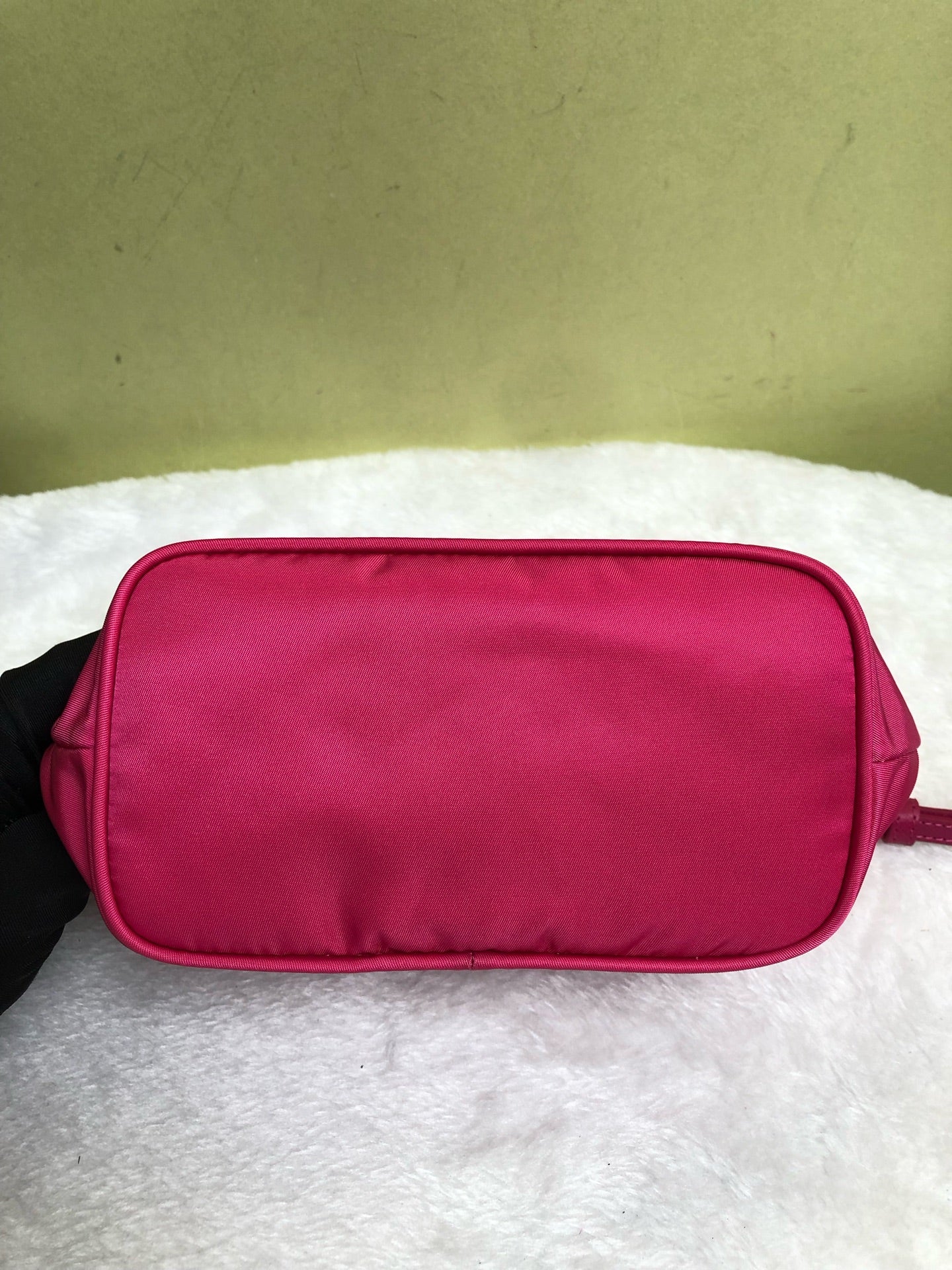 Prada Canvas Pink Clutch