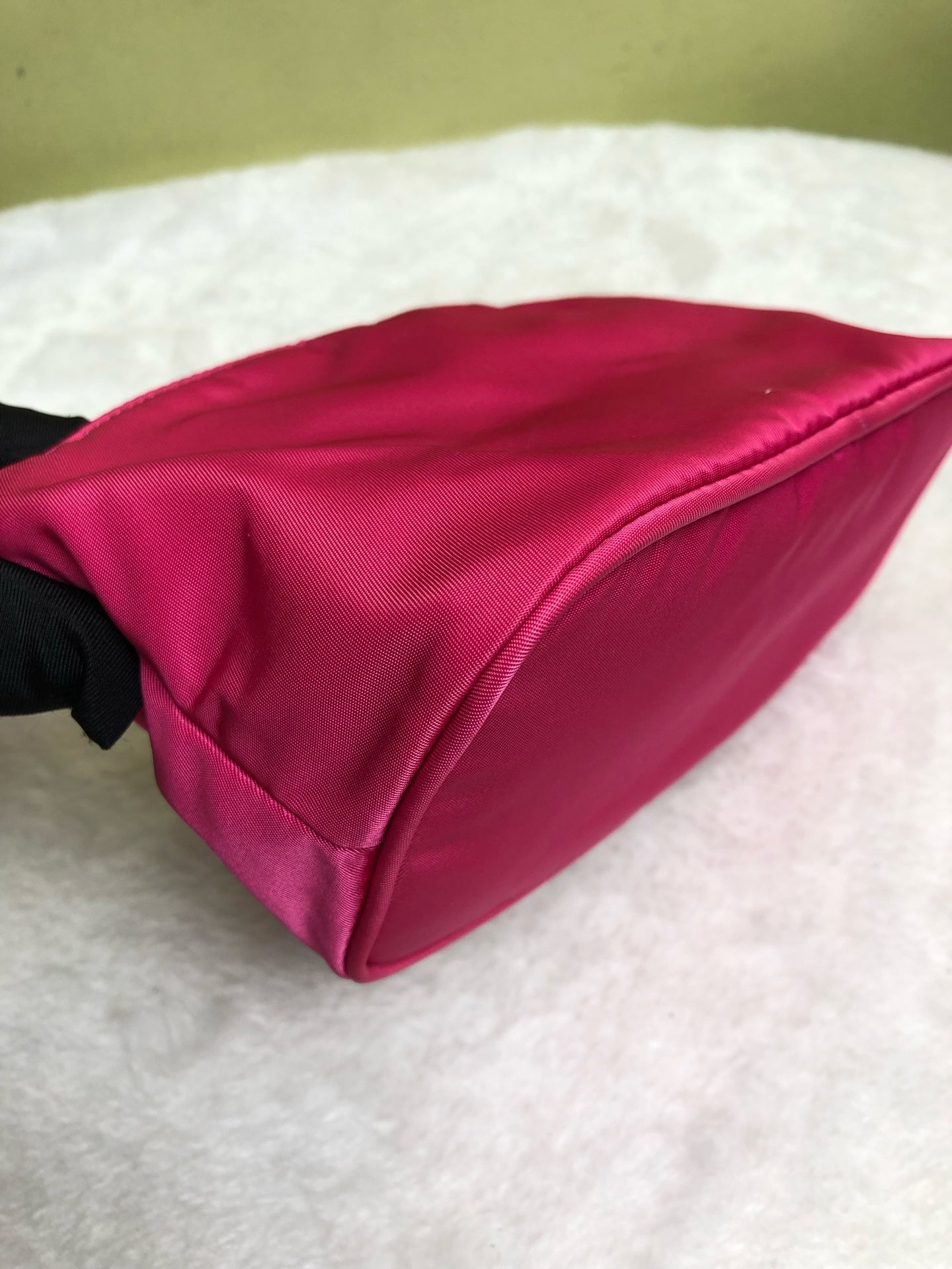 Prada Canvas Pink Clutch