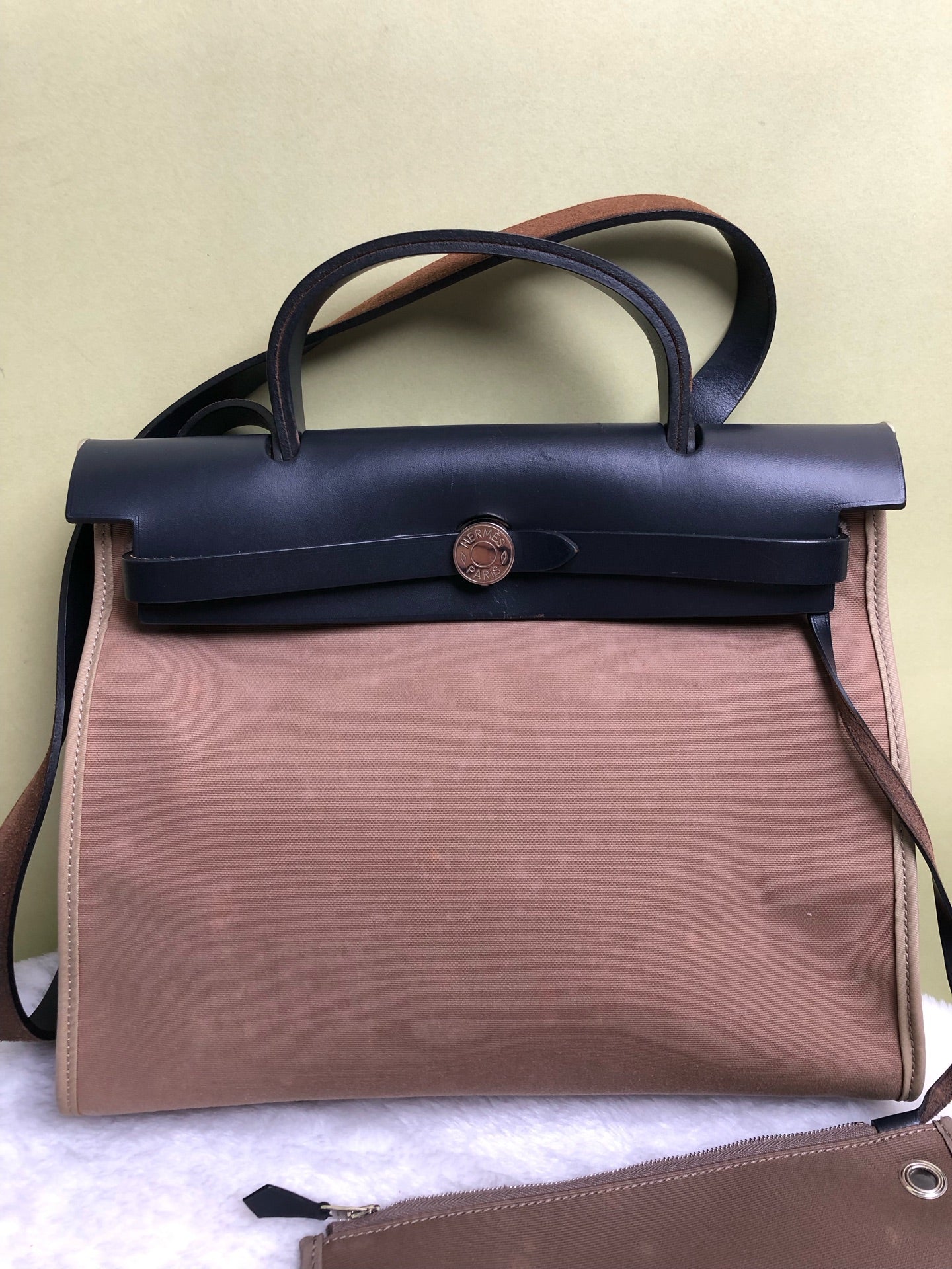 Hermes Gray Crossbody