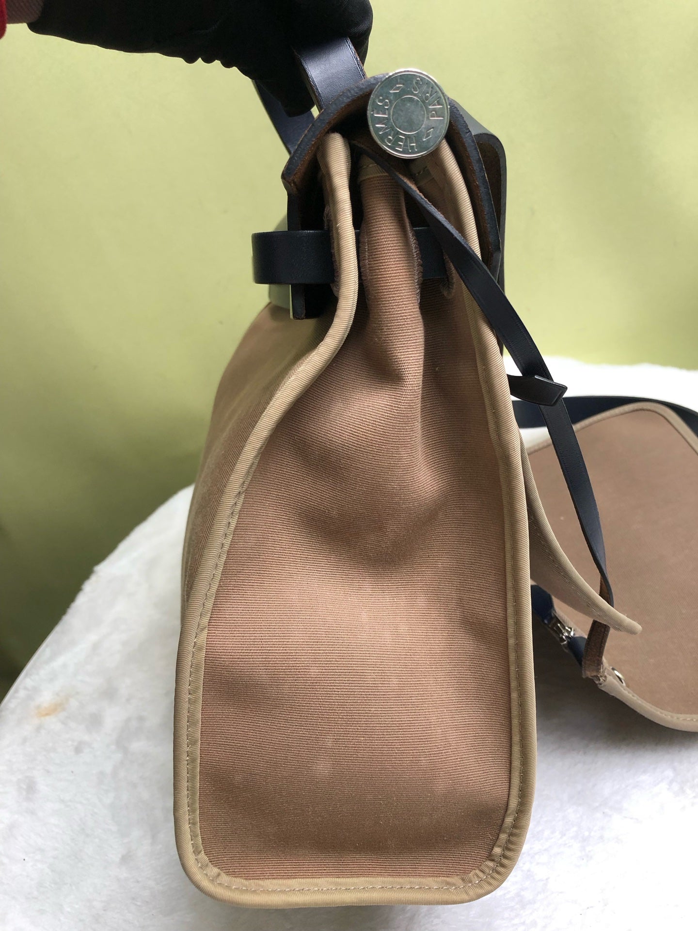 Hermes Gray Crossbody