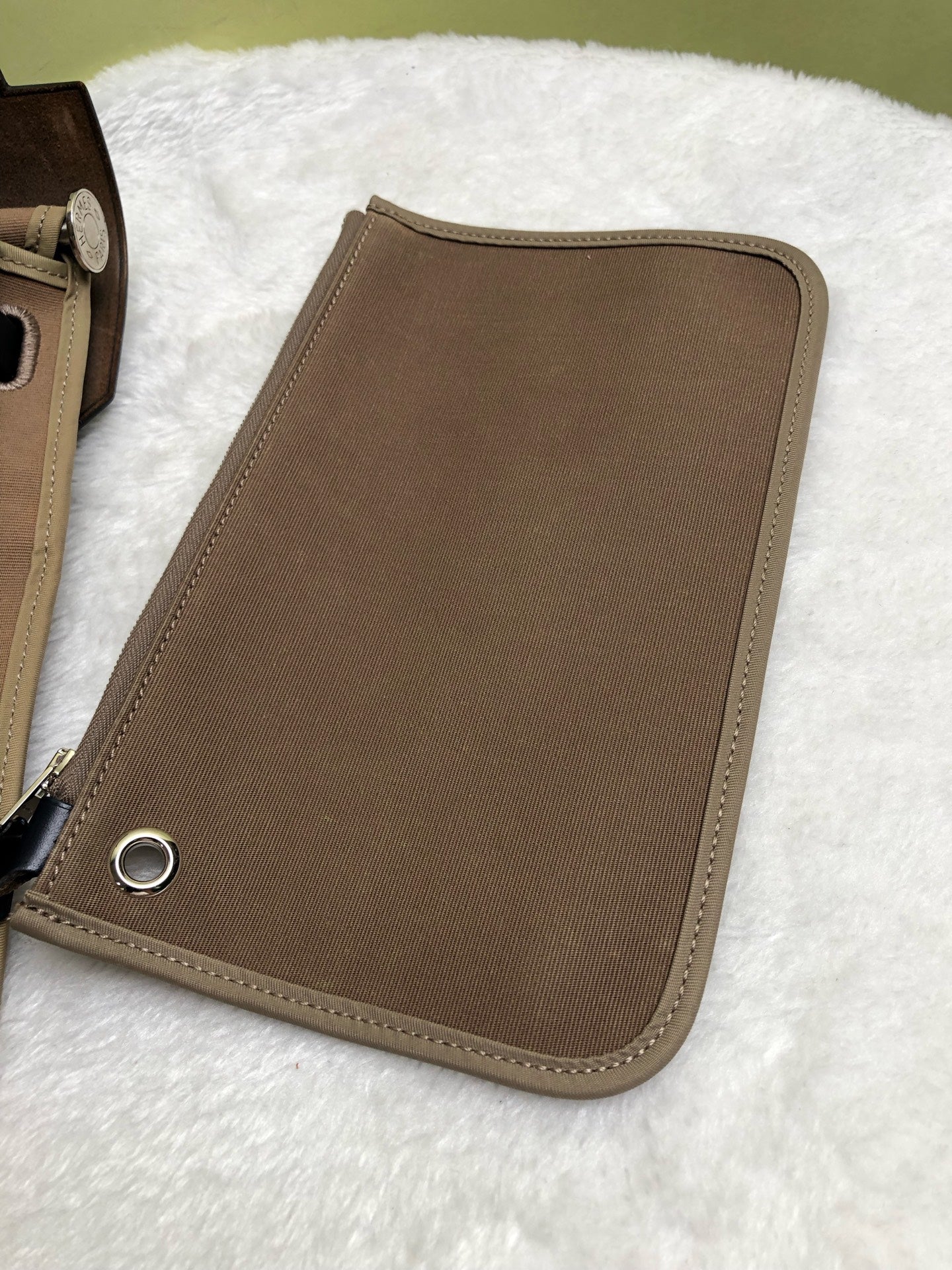 Hermes Gray Crossbody