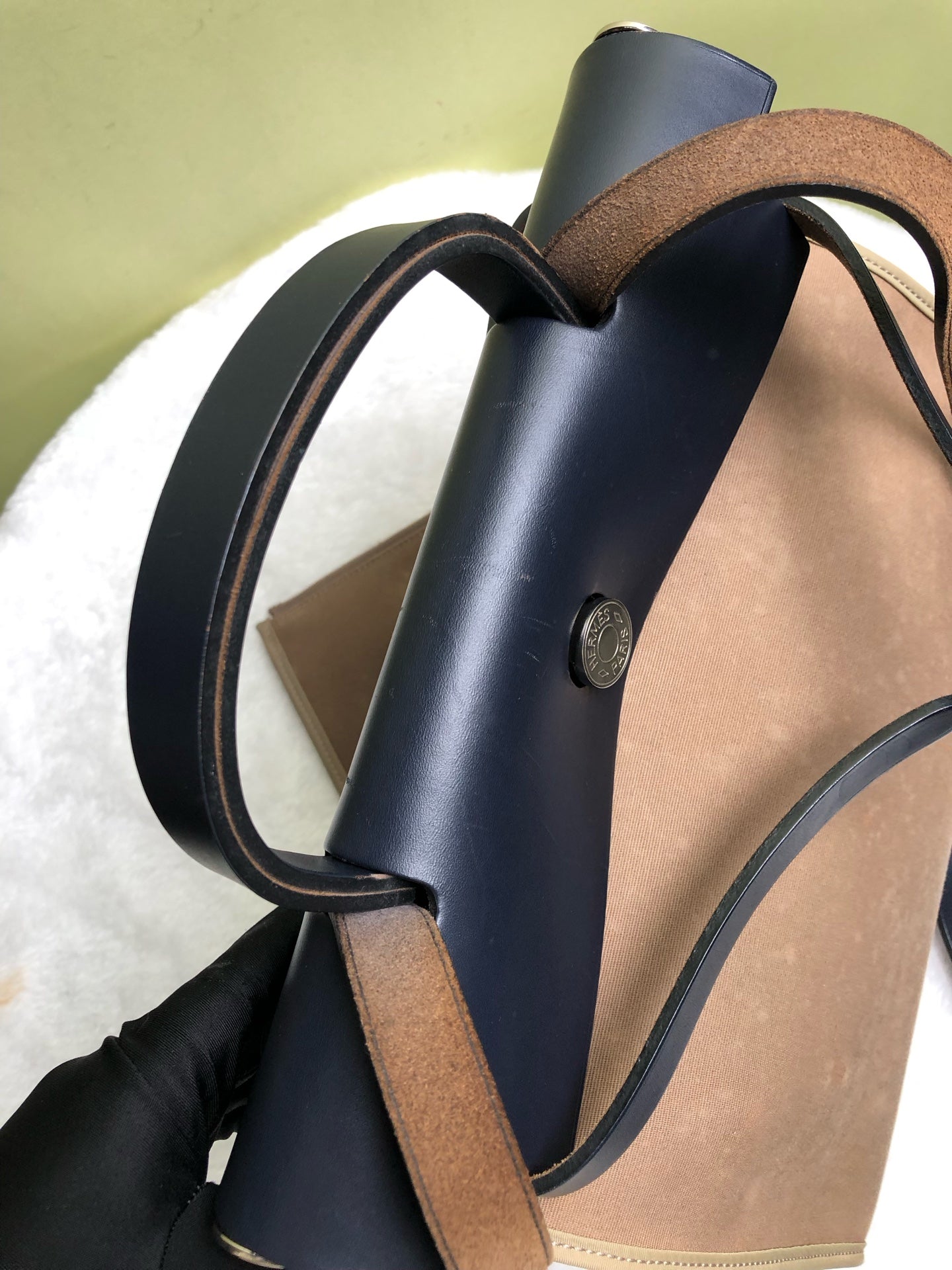 Hermes Gray Crossbody